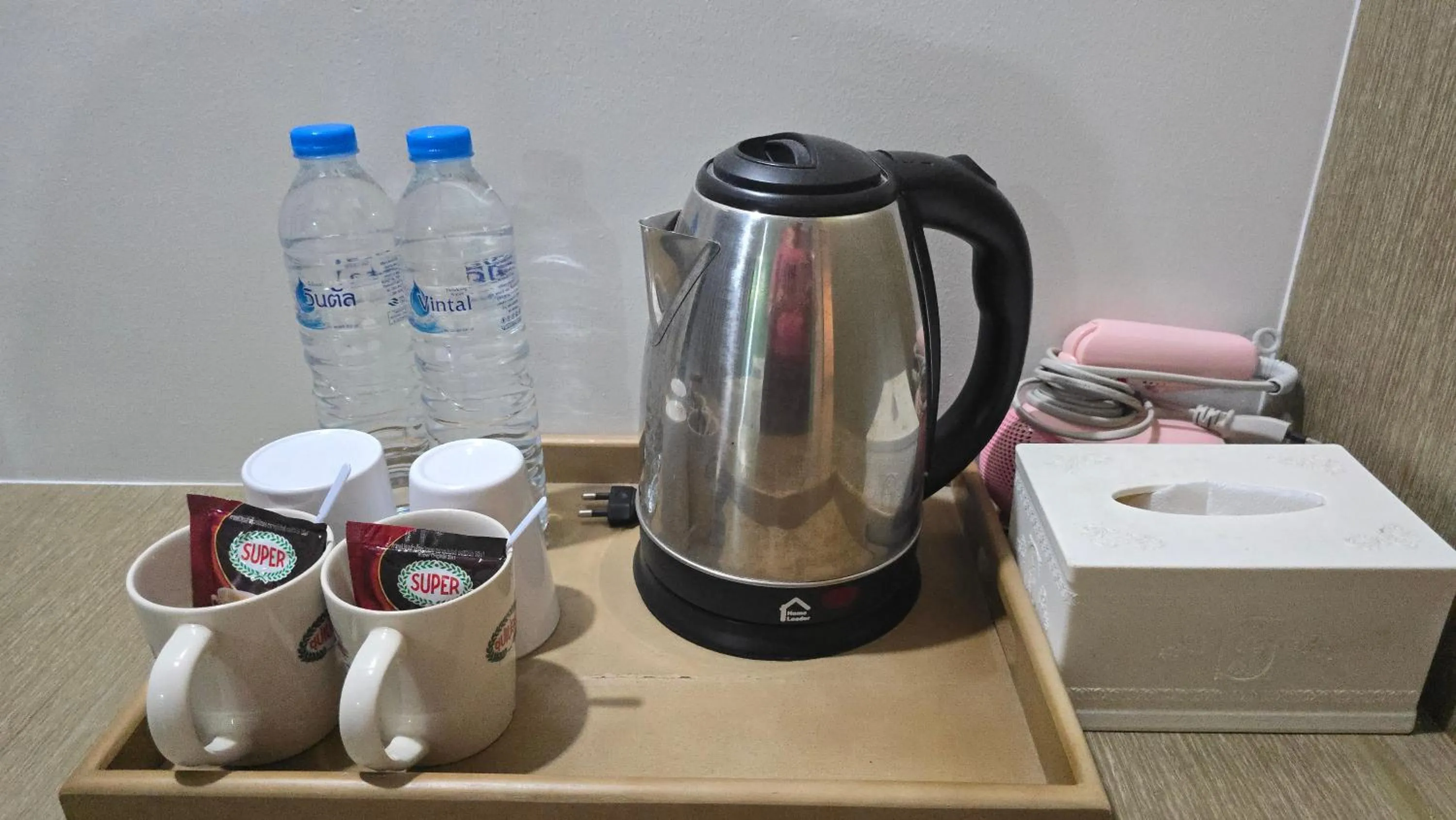 Coffee/tea facilities in Sleepstation at Pratunam