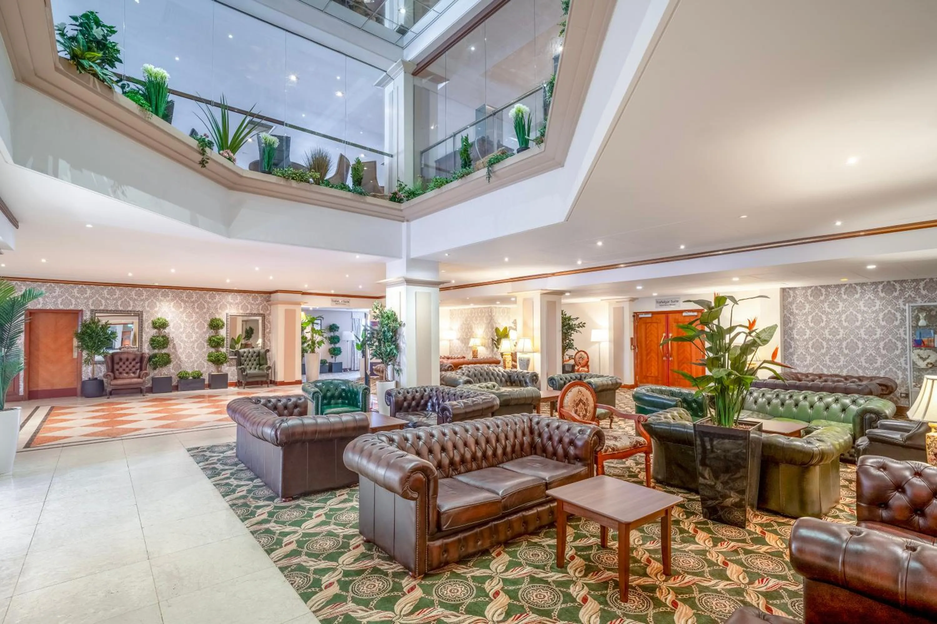 Lobby or reception in Grand Hotel Blackpool