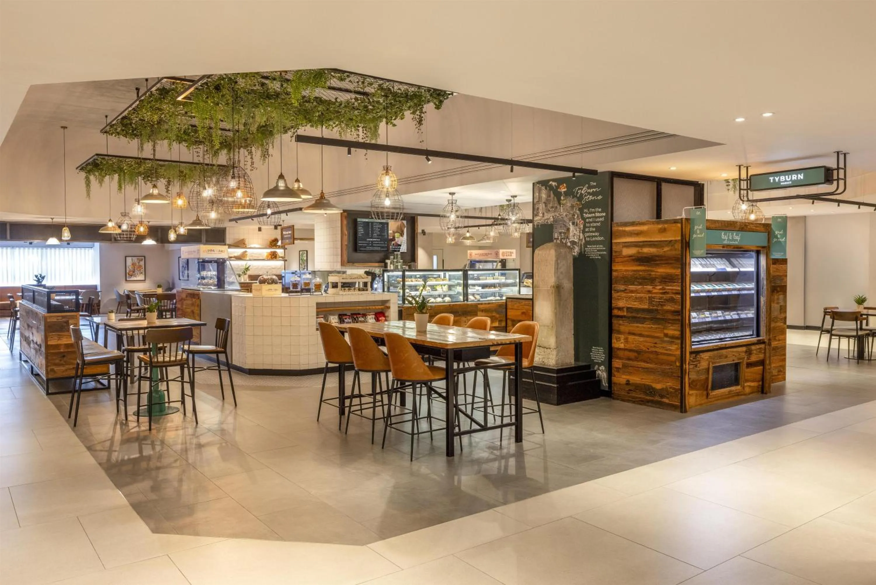 Restaurant/places to eat in Hilton London Metropole