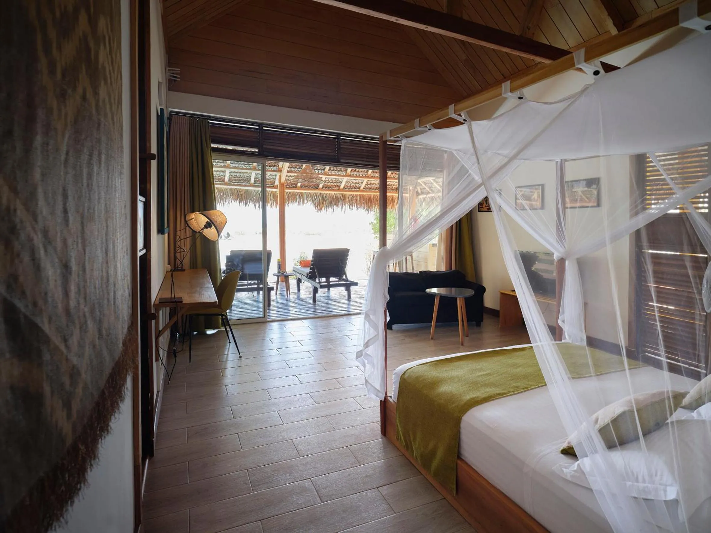 View (from property/room), Bed in Antsanitia Resort