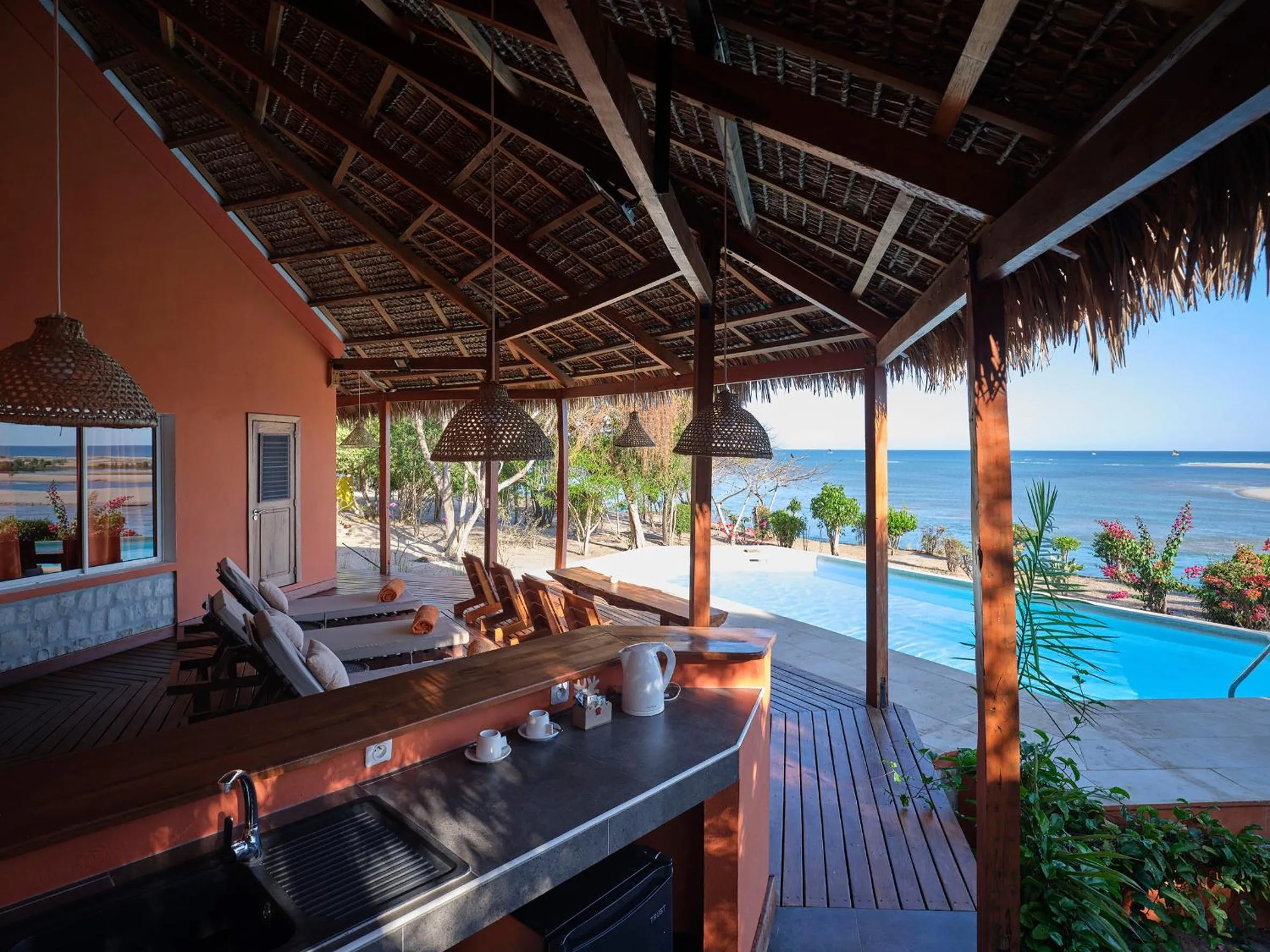 Balcony/Terrace in Antsanitia Resort