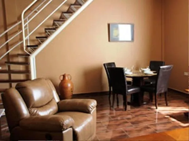 Seating area in Sheva Hotel