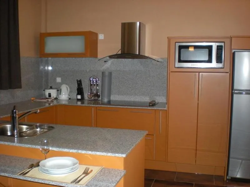 Kitchen or kitchenette in Sheva Hotel