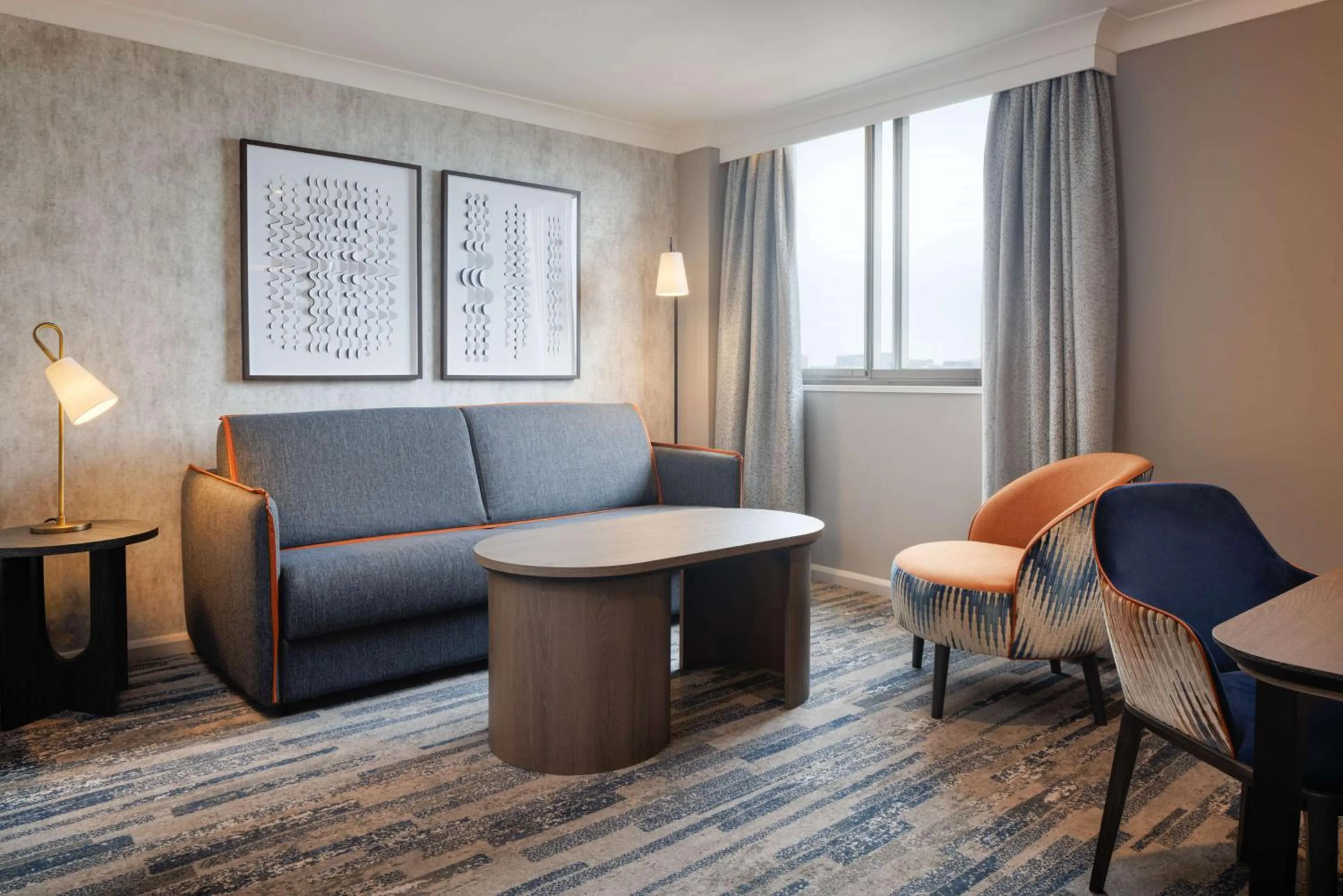 Living room in Hilton Leeds City