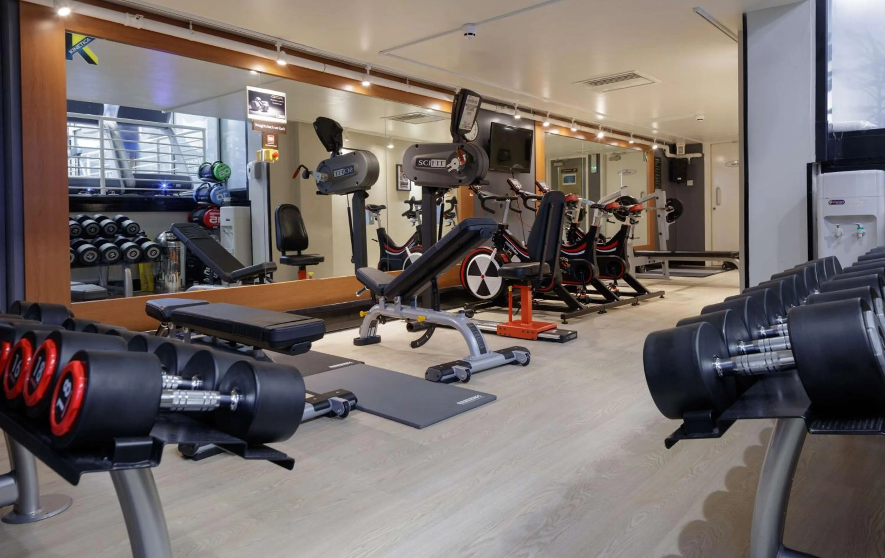 Fitness centre/facilities in Hilton Leeds City