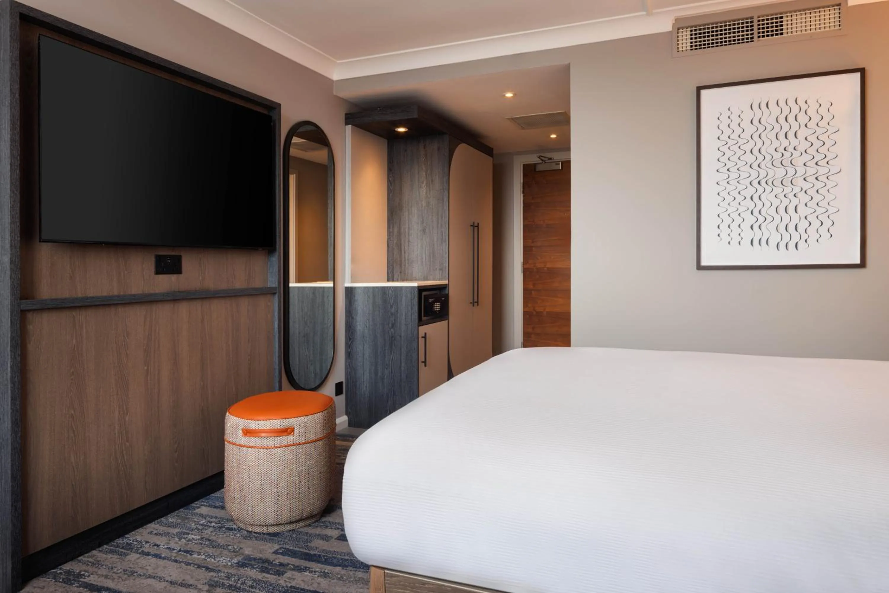 Bedroom, Bed in Hilton Leeds City