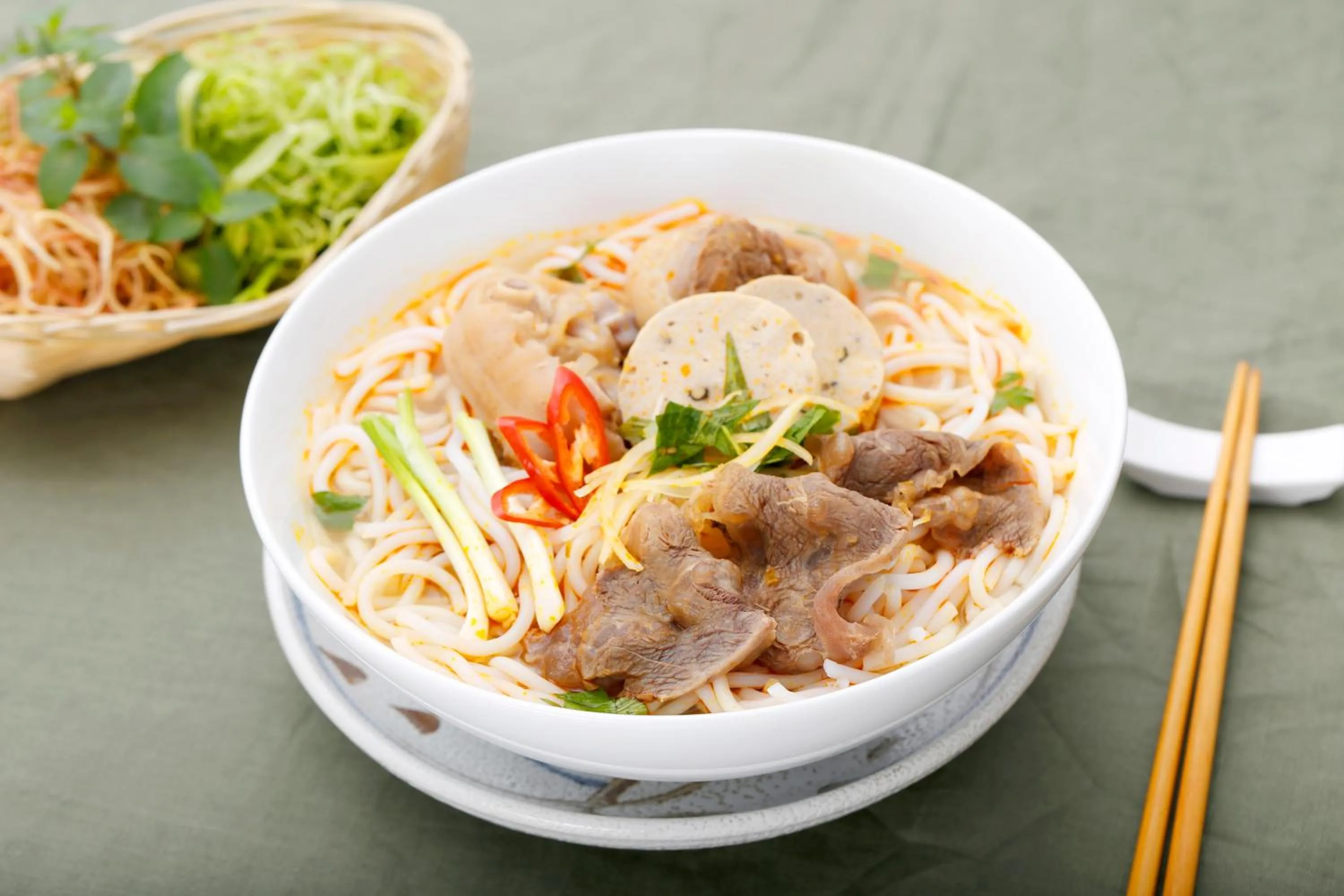 Asian breakfast in Binh Duong Resident Hotel