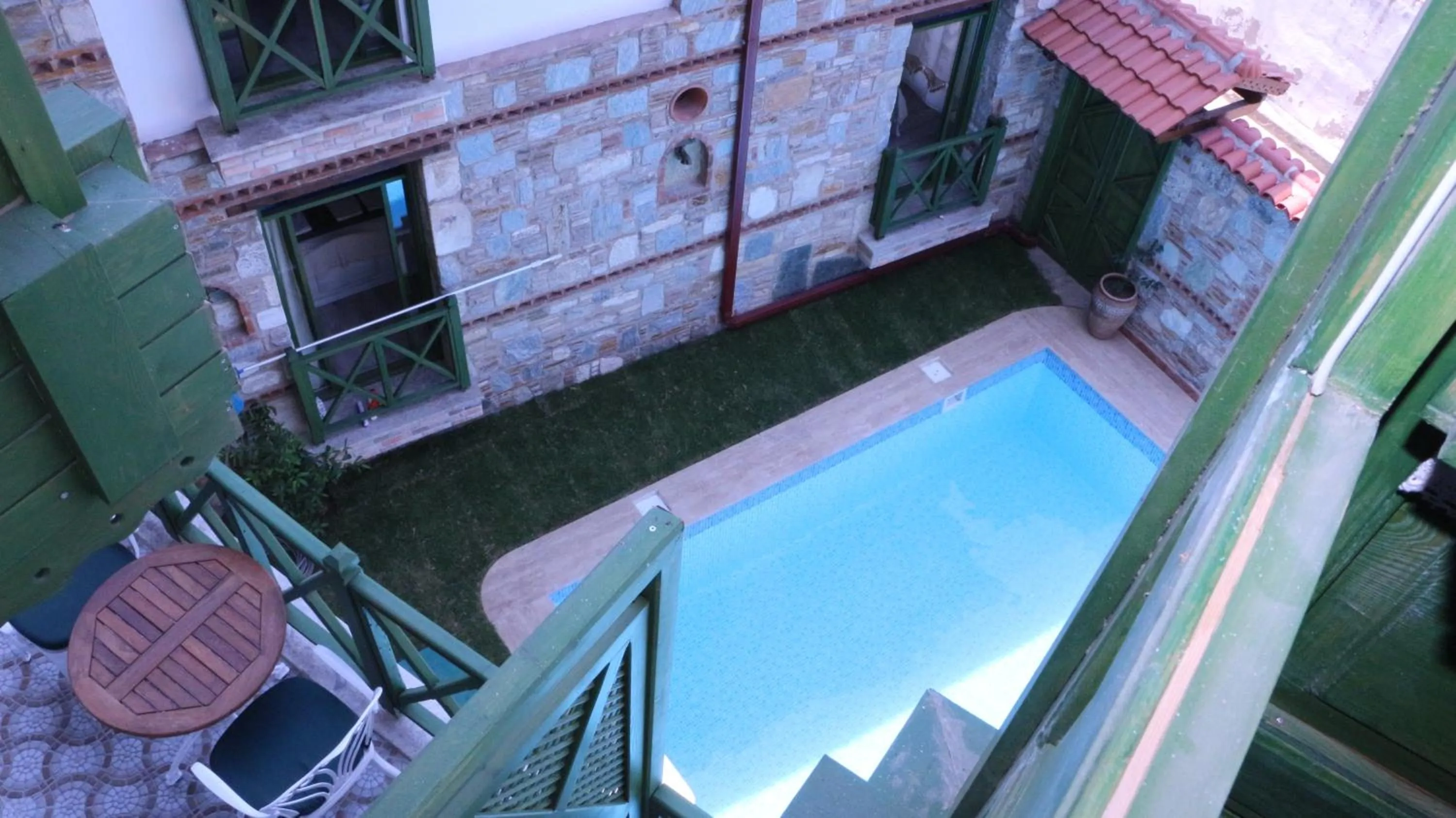 Pool view in Celsus Boutique Hotel