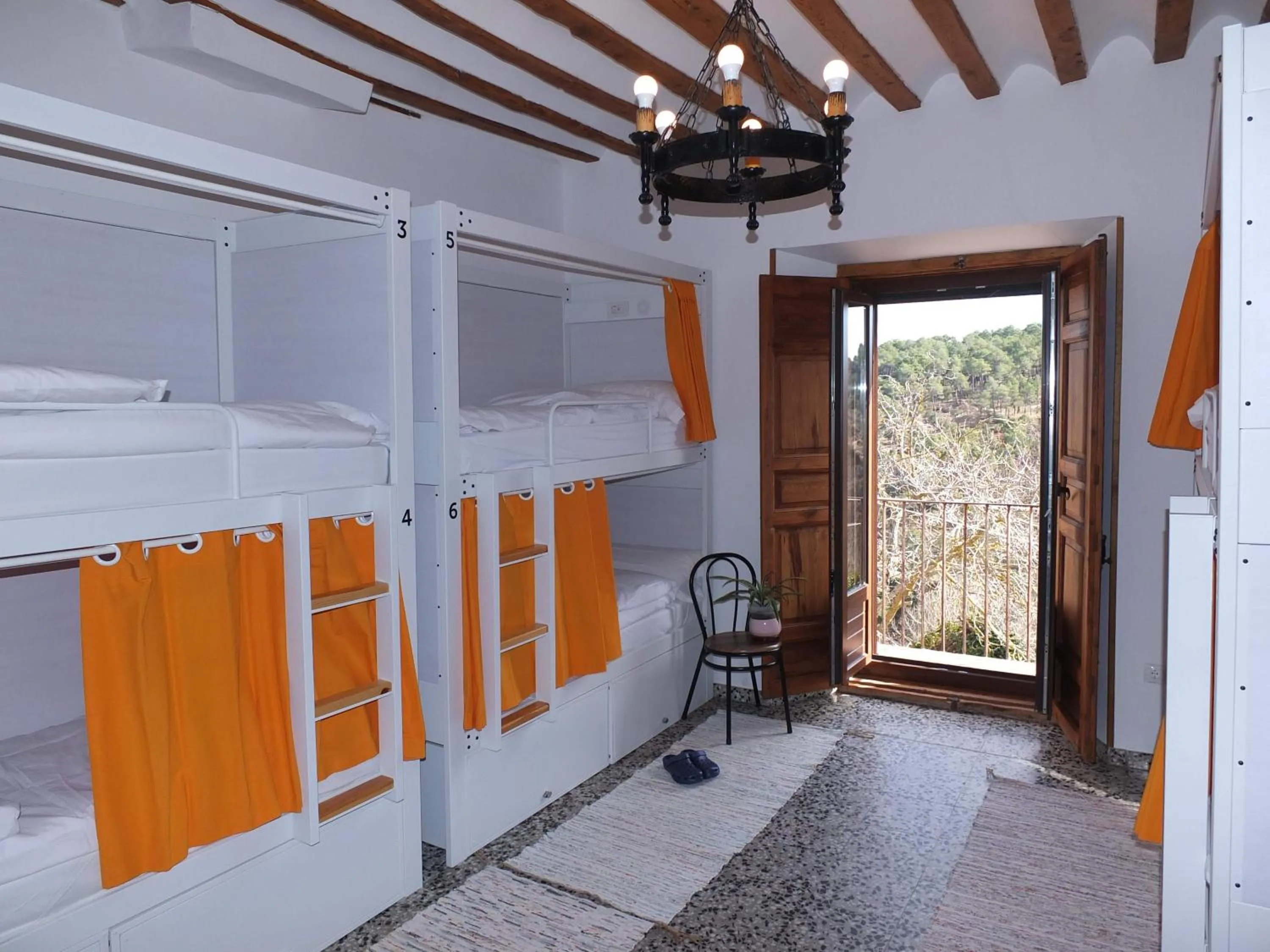 Garden view in El Albergue de Sigüenza