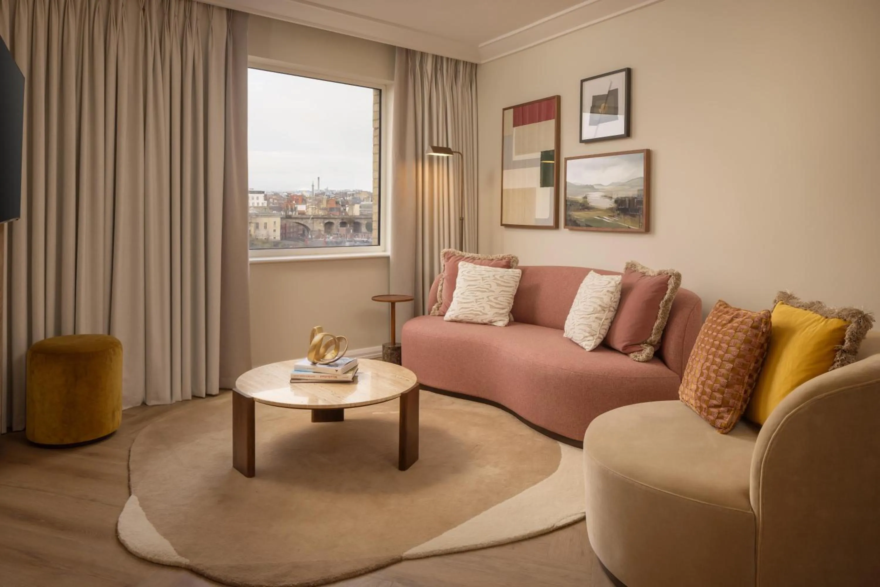 Living room in Hilton Newcastle Gateshead