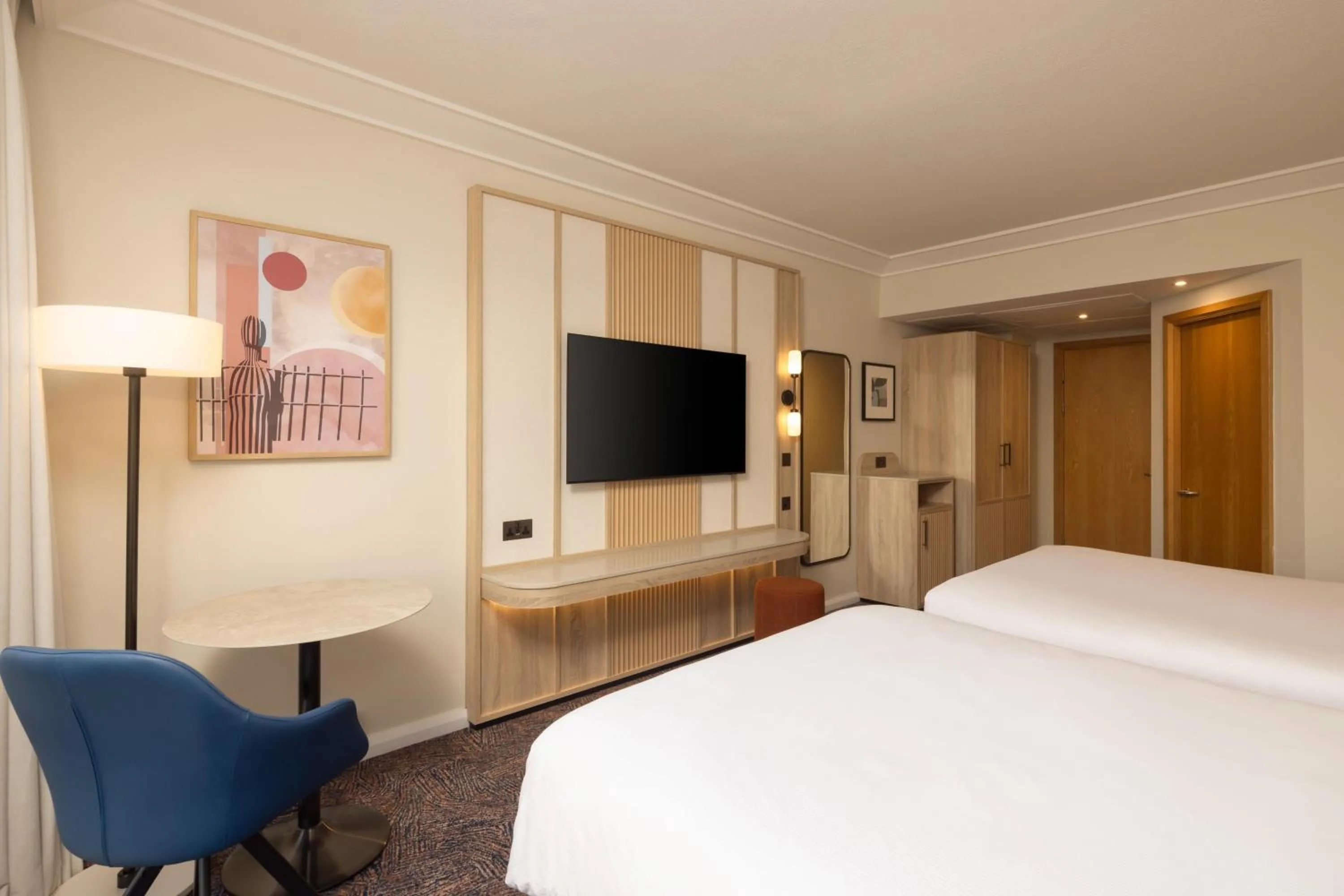 Bed in Hilton Newcastle Gateshead