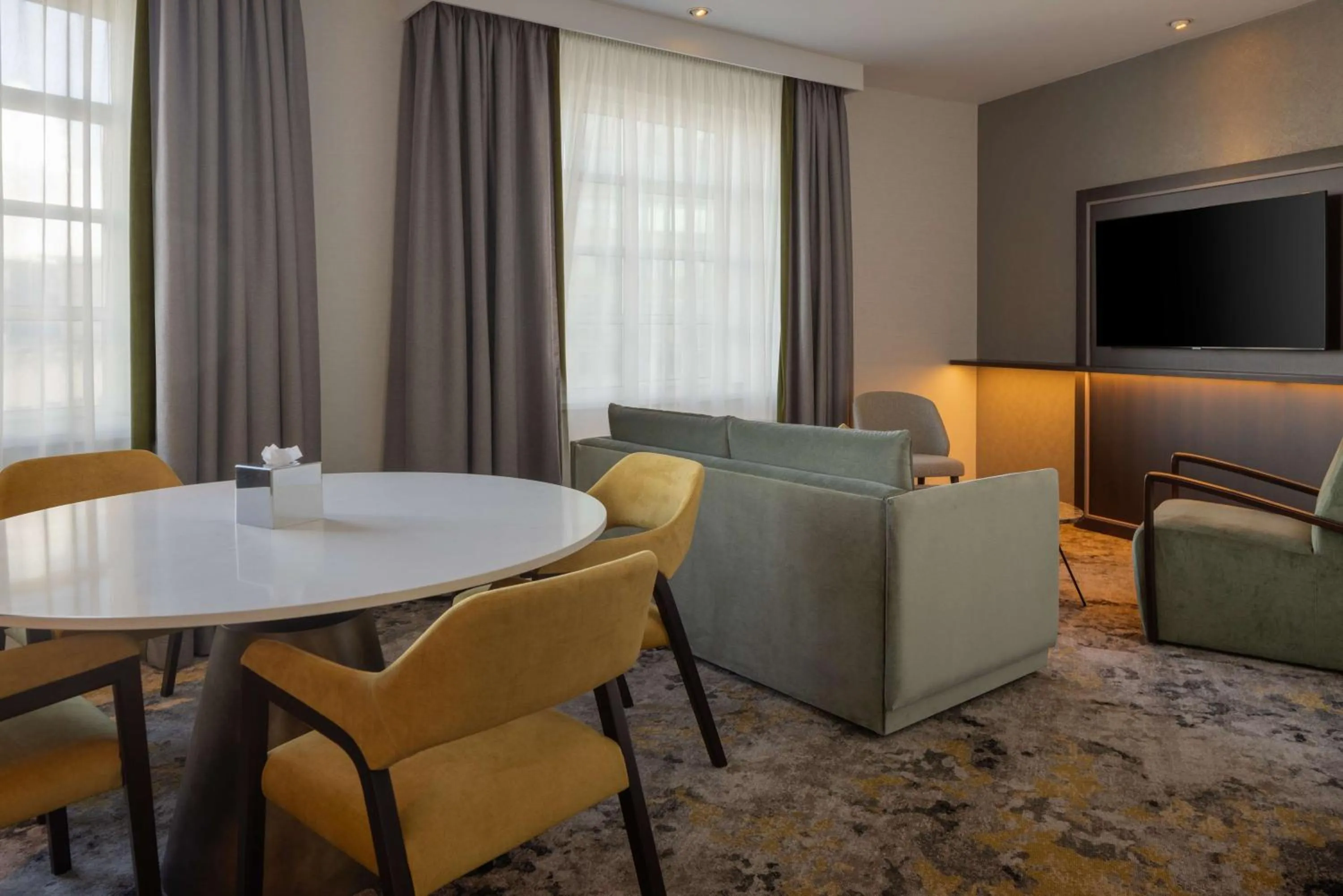 Living room in Hilton Cardiff