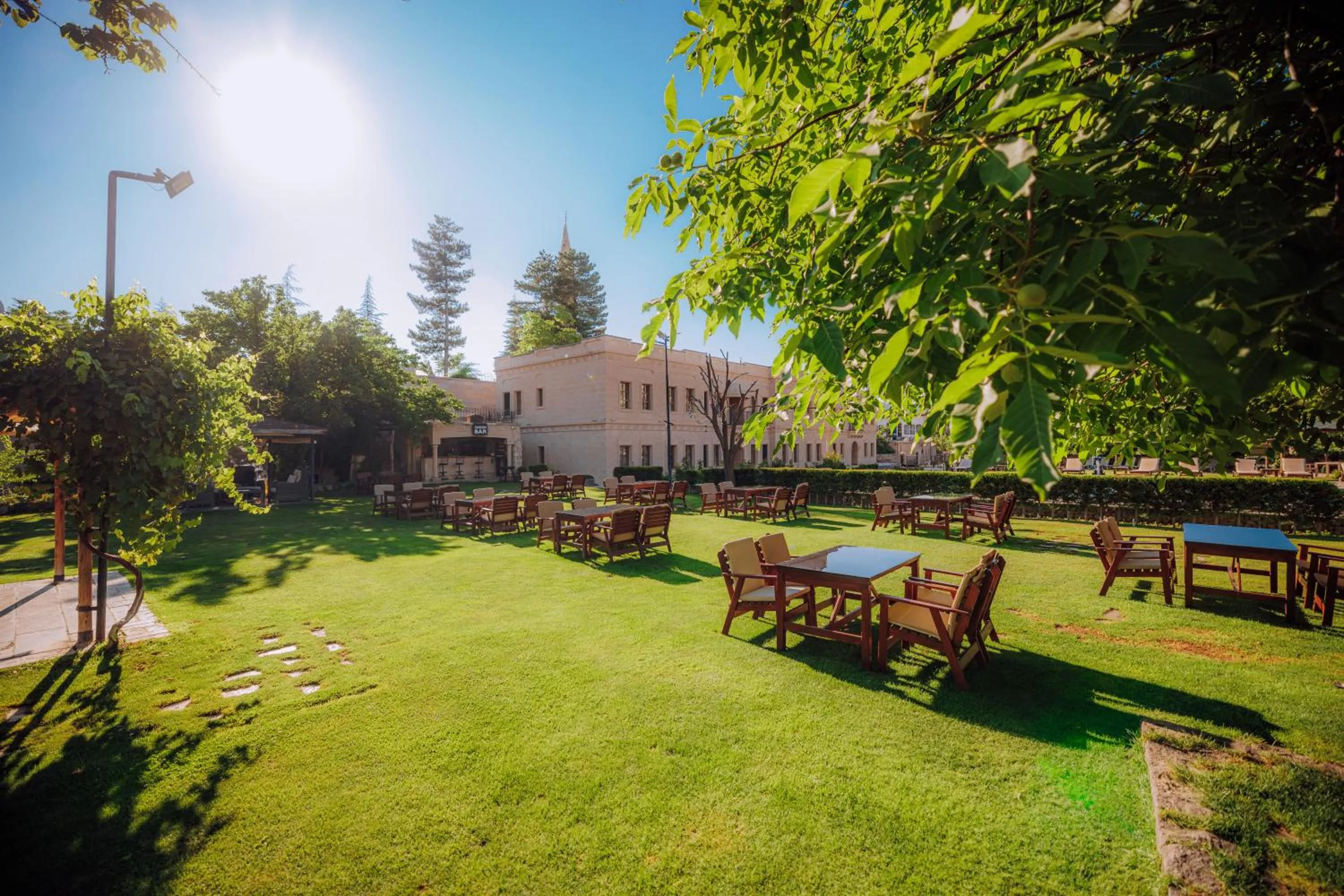 Garden in Melis Cave Hotel