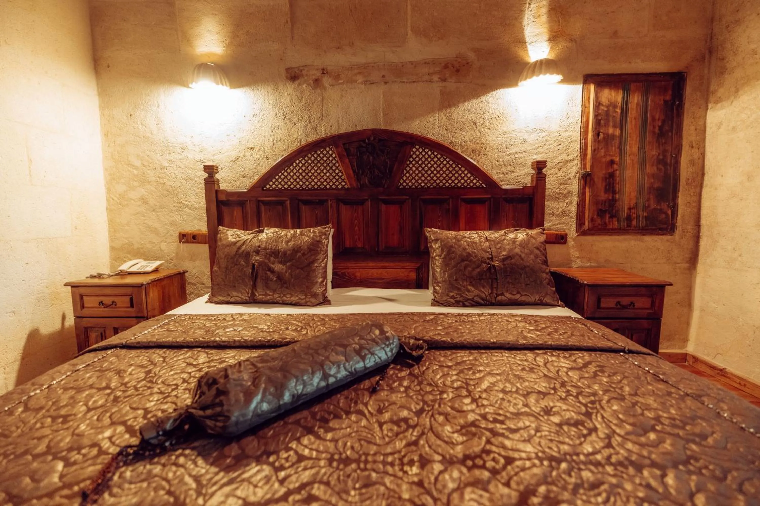 Bedroom, Bed in Melis Cave Hotel