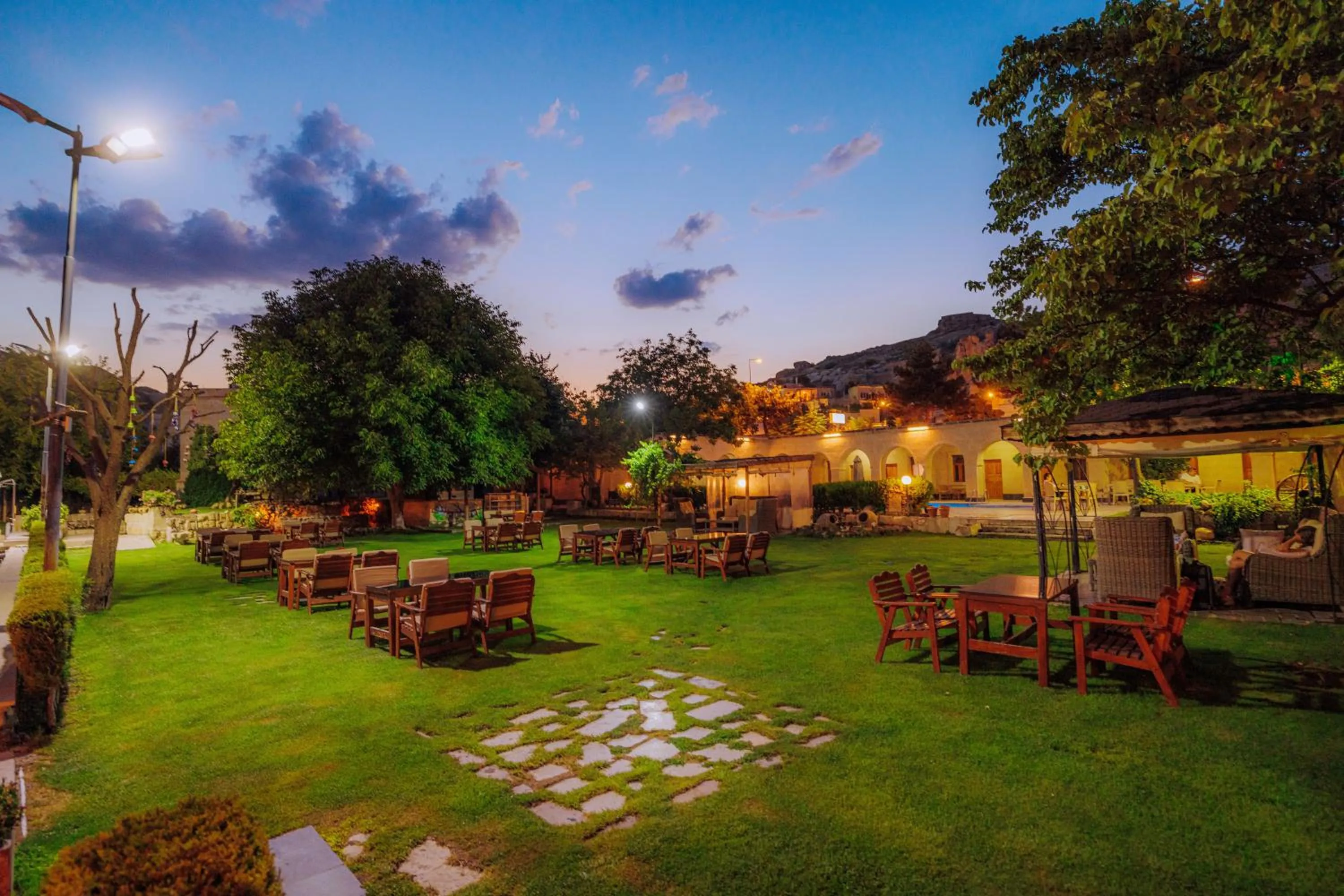 Garden in Melis Cave Hotel
