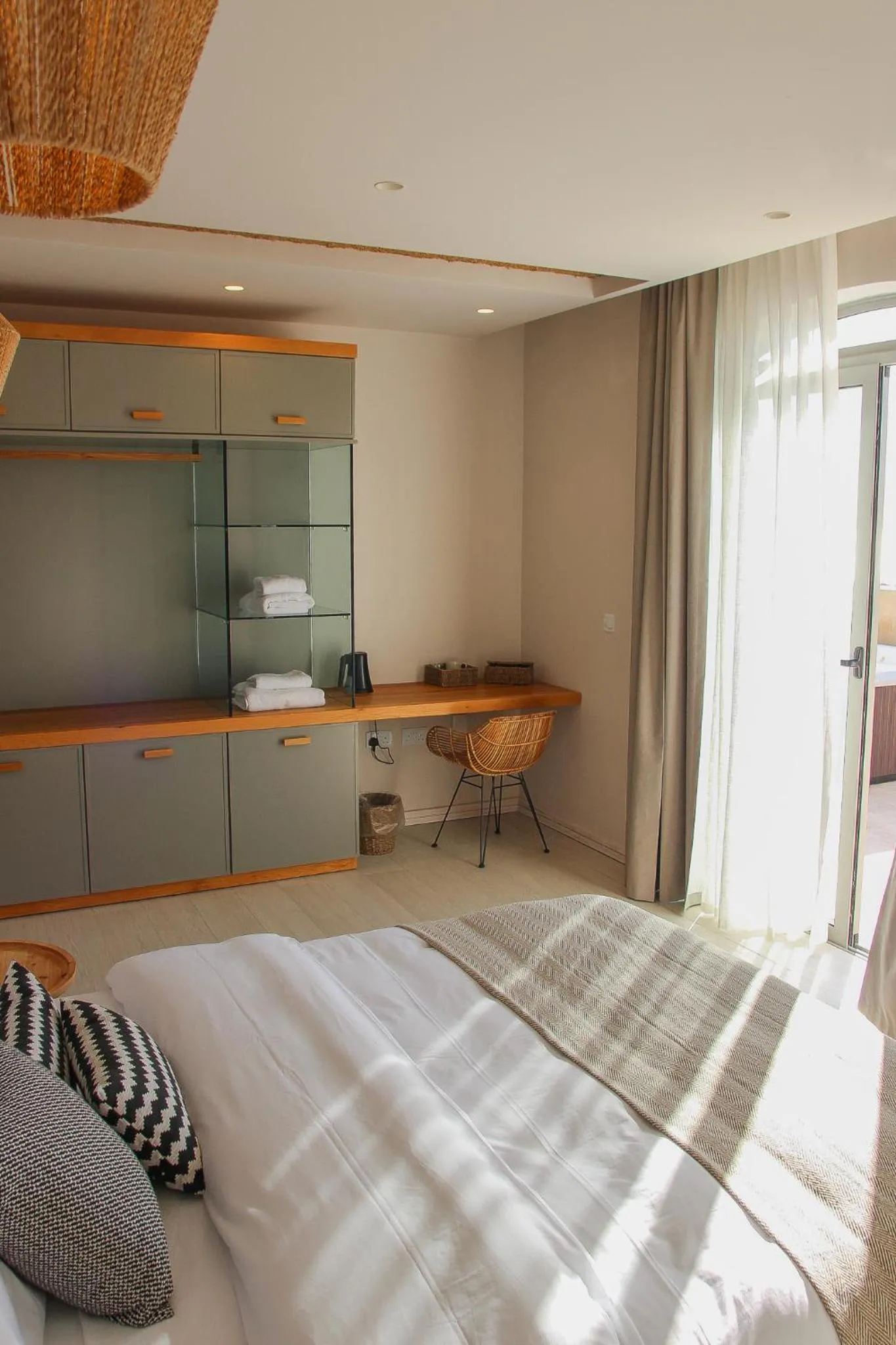 Decorative detail, Bed in Villa dei Venti