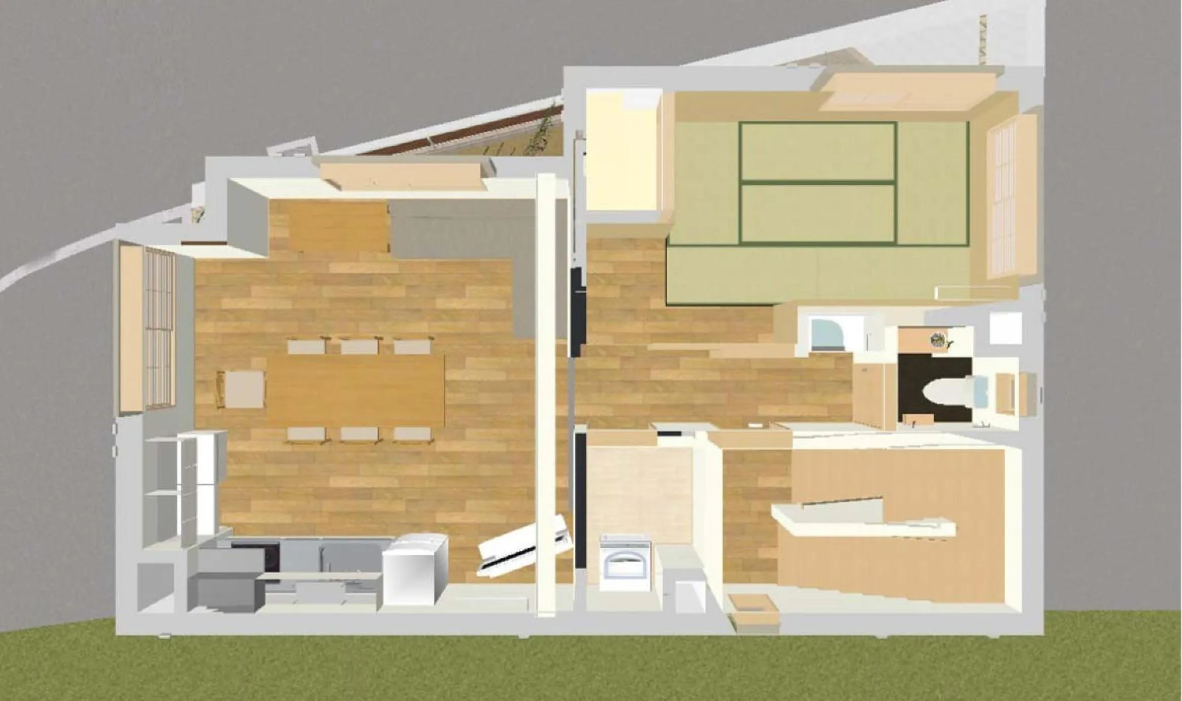 Photo of the whole room in ShukuShuku