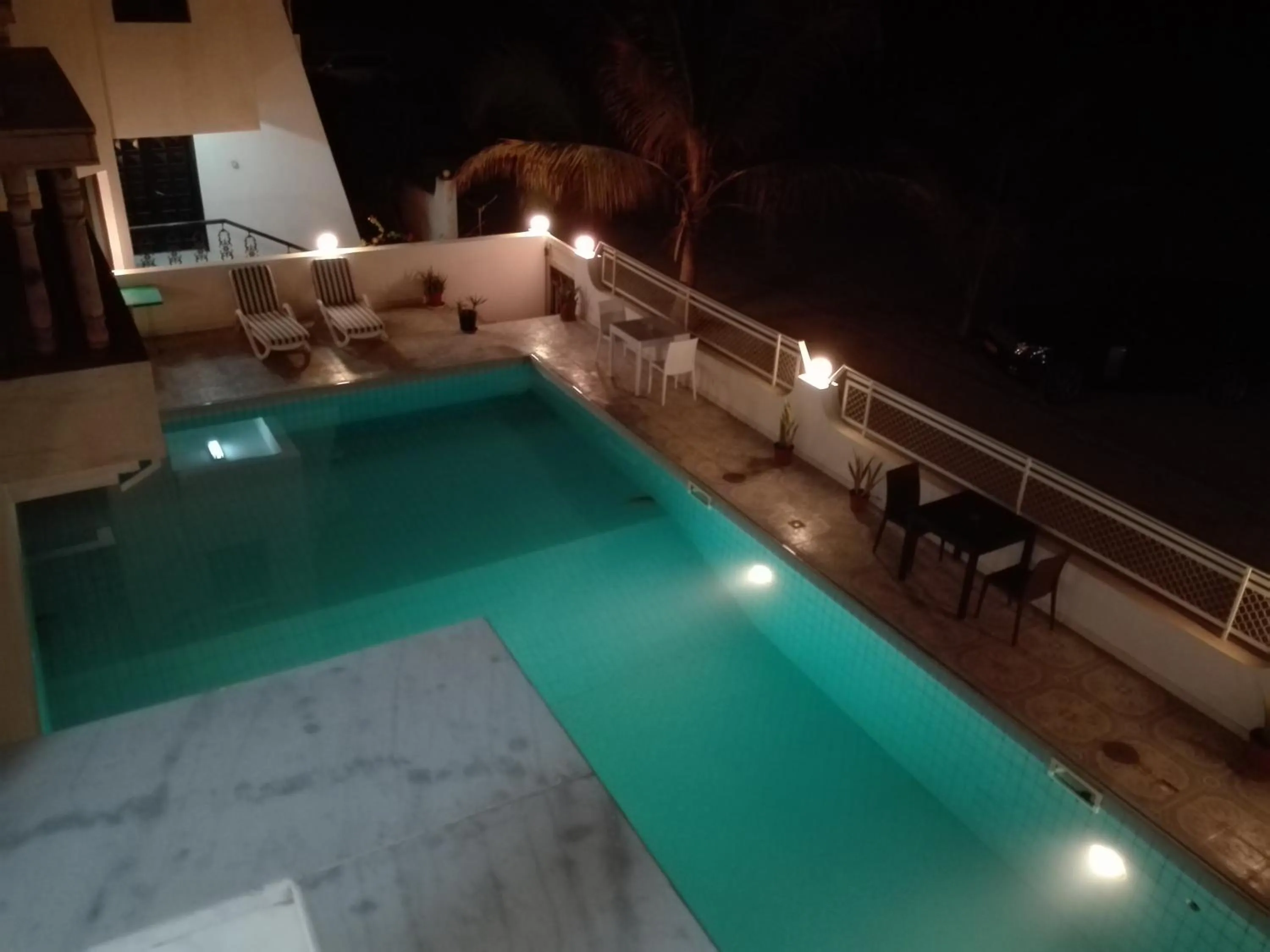 Pool view in Salalah Beach Villas