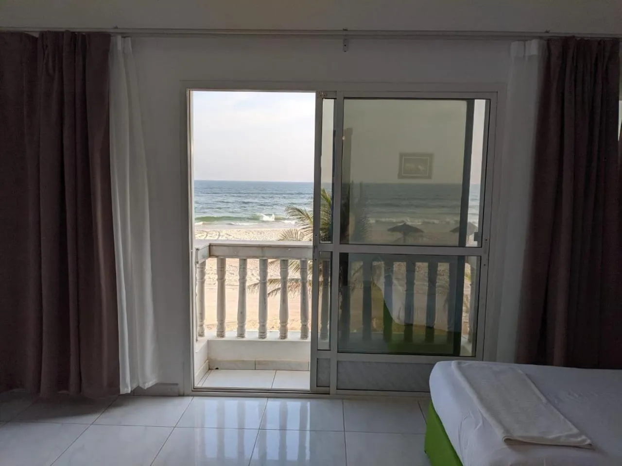 Bed in Salalah Beach Villas