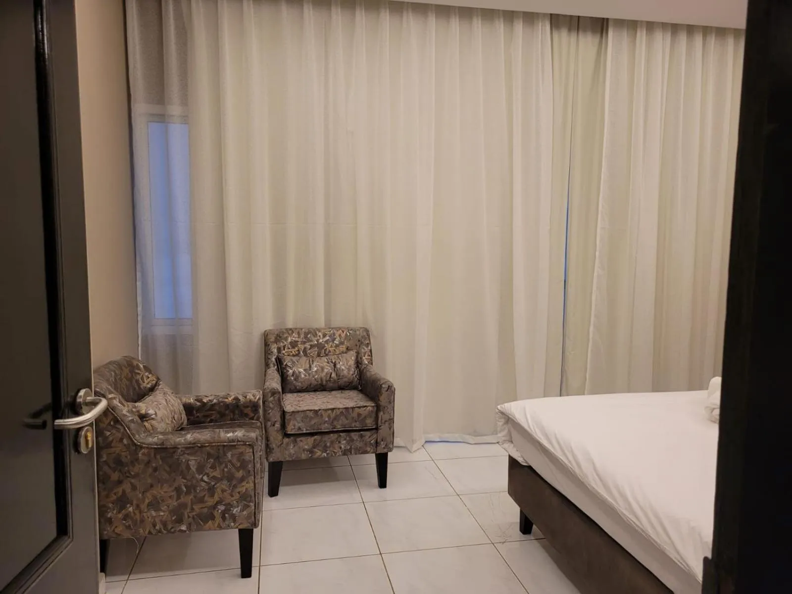 Bed in Salalah Beach Villas