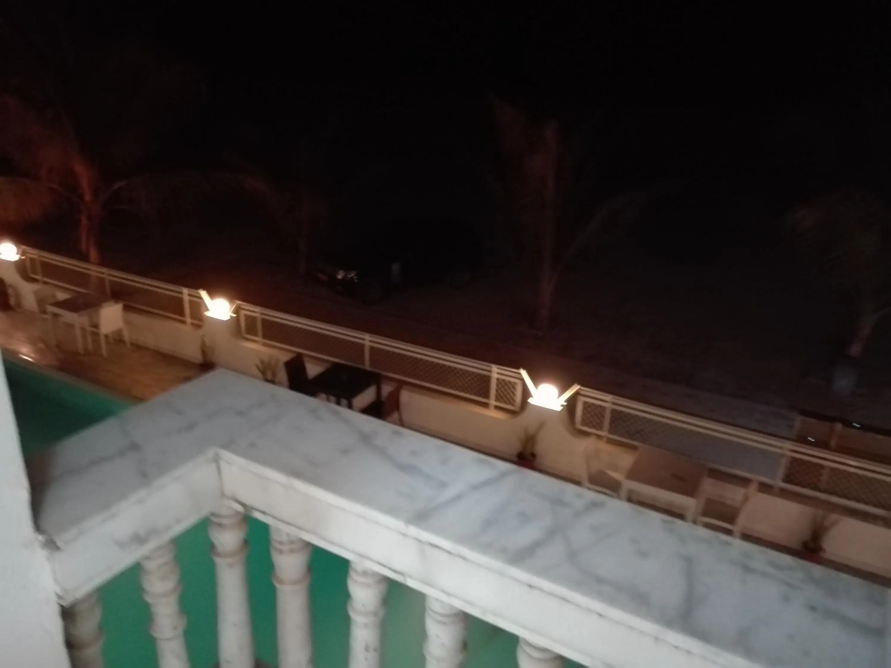 Pool view in Salalah Beach Villas