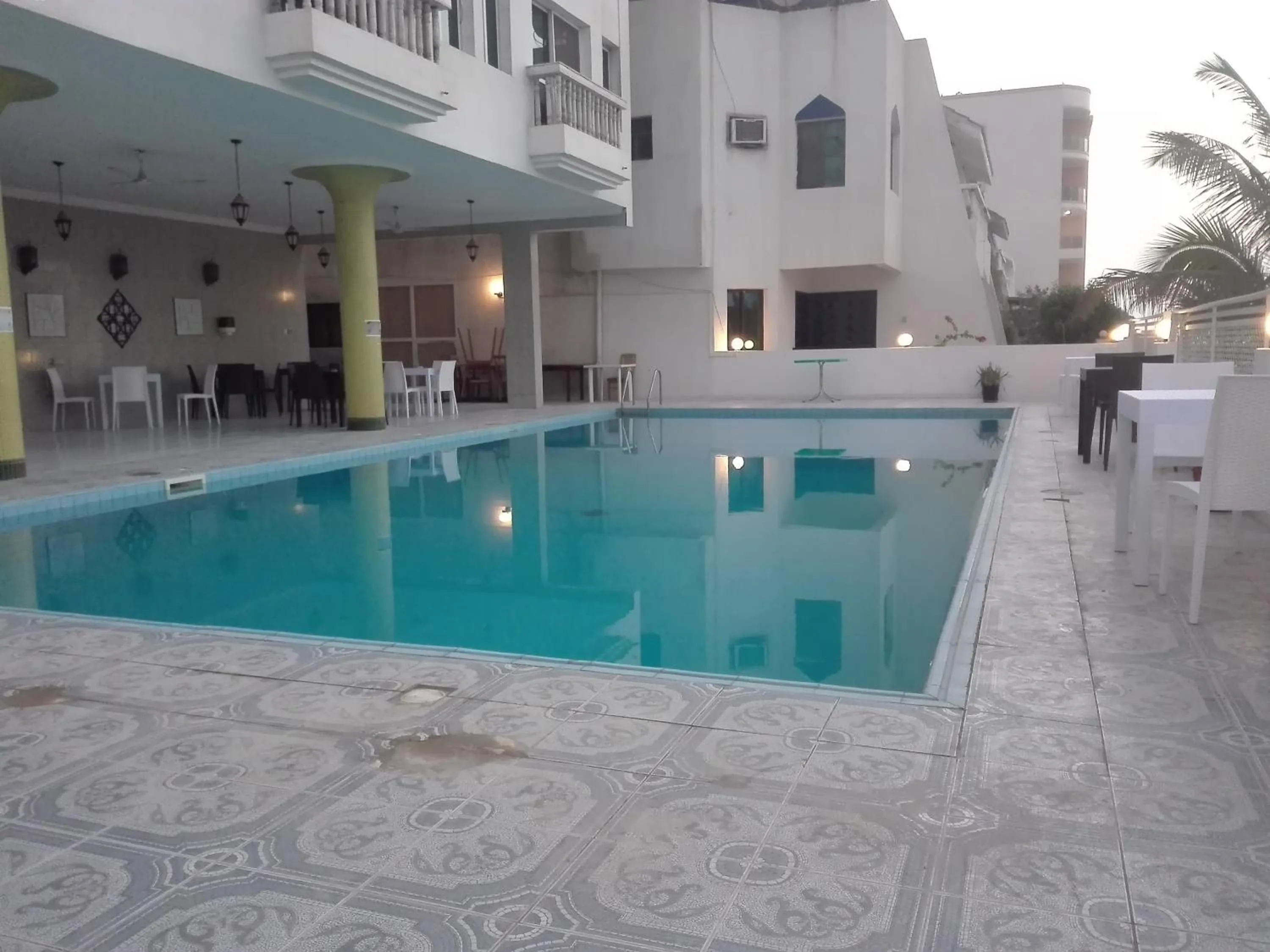 Swimming pool in Salalah Beach Villas