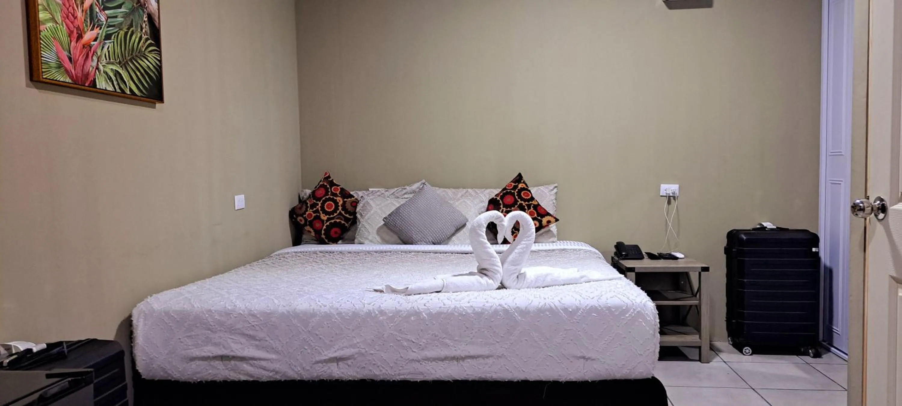 Bed in Kartagus Hotel