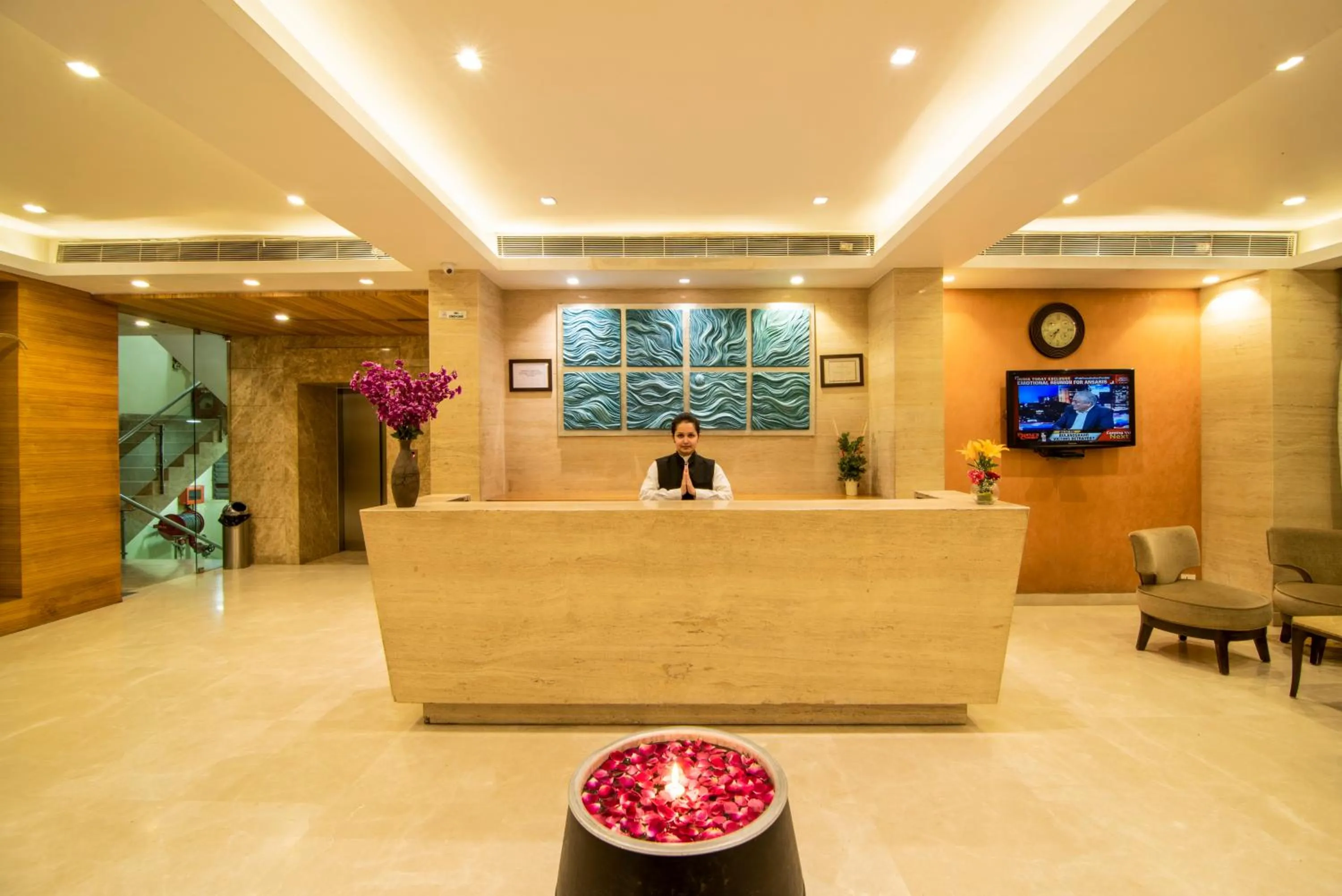 Lobby or reception in Hotel Riverview