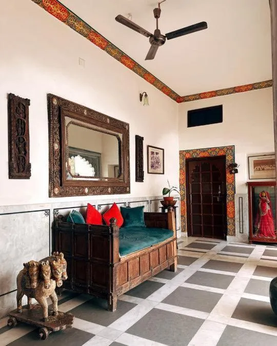 Seating area in Mahendra Prakash