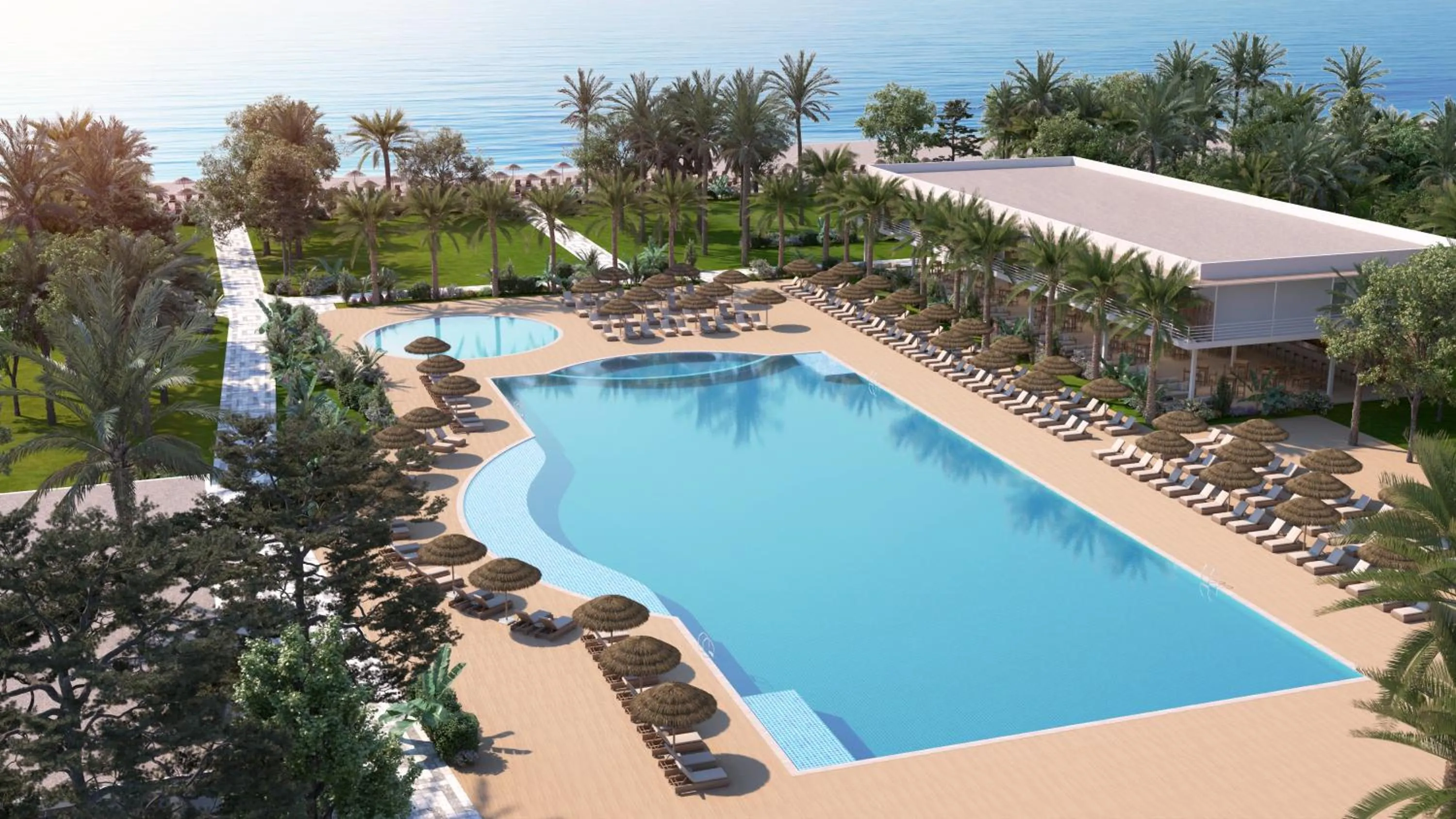 Swimming pool in Amara Luxury Resort & Villas