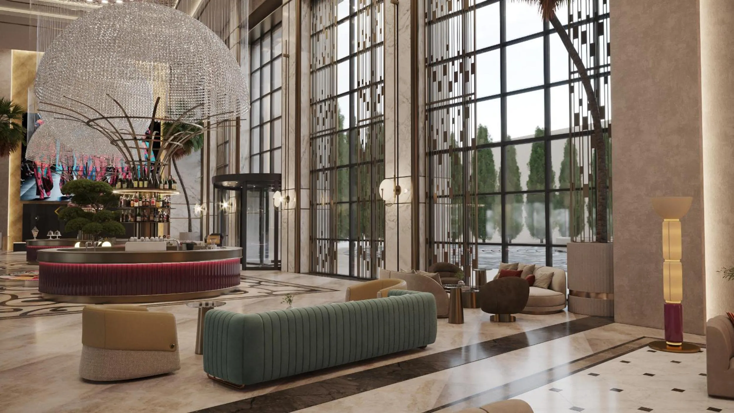 Lobby or reception in Amara Luxury Resort & Villas