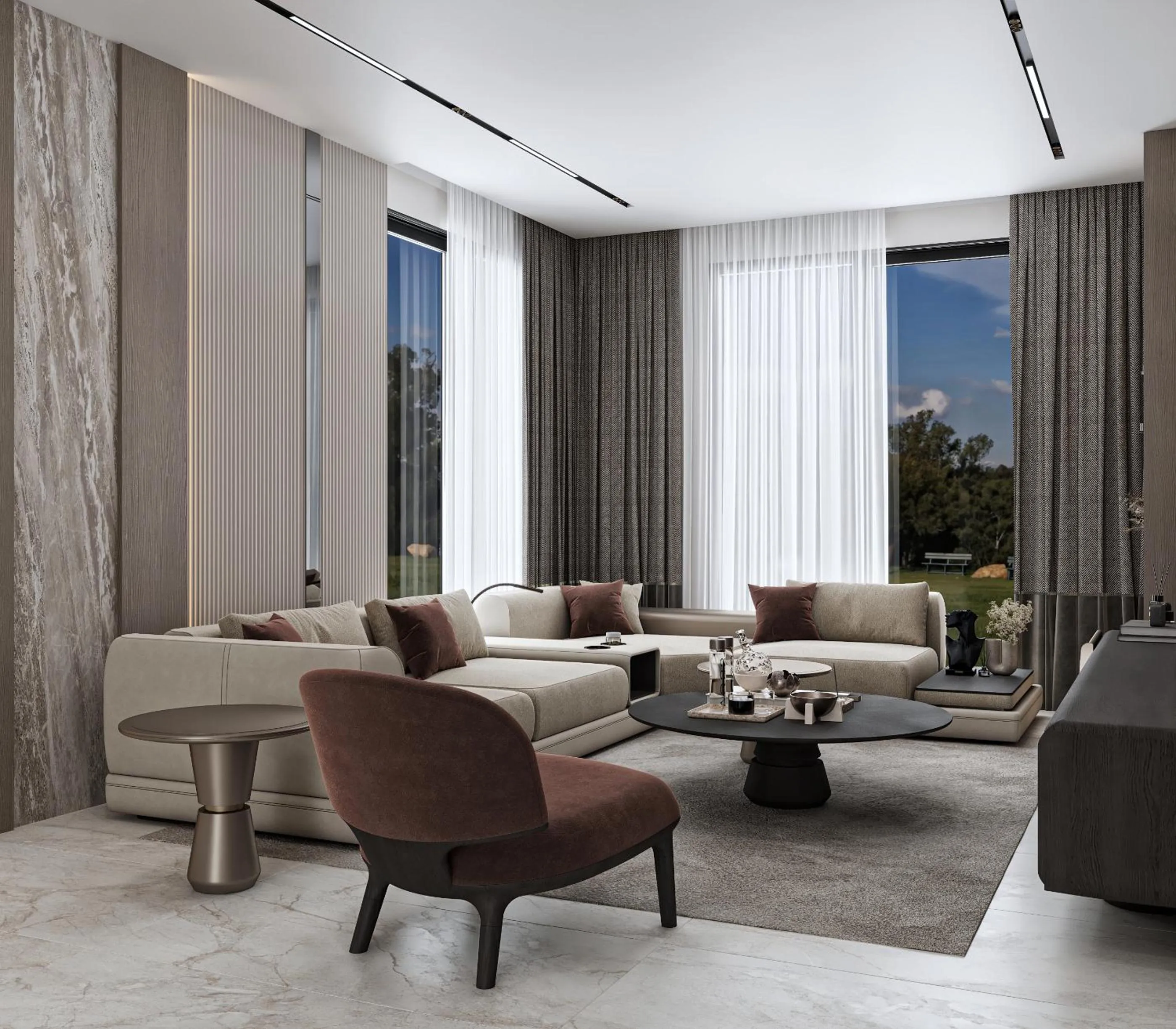 Living room in Amara Luxury Resort & Villas