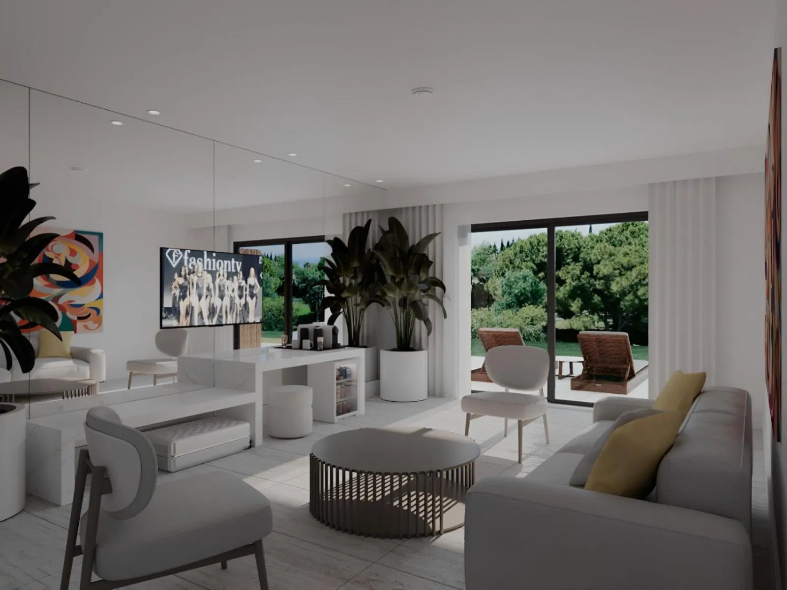 Seating area in Amara Luxury Resort & Villas