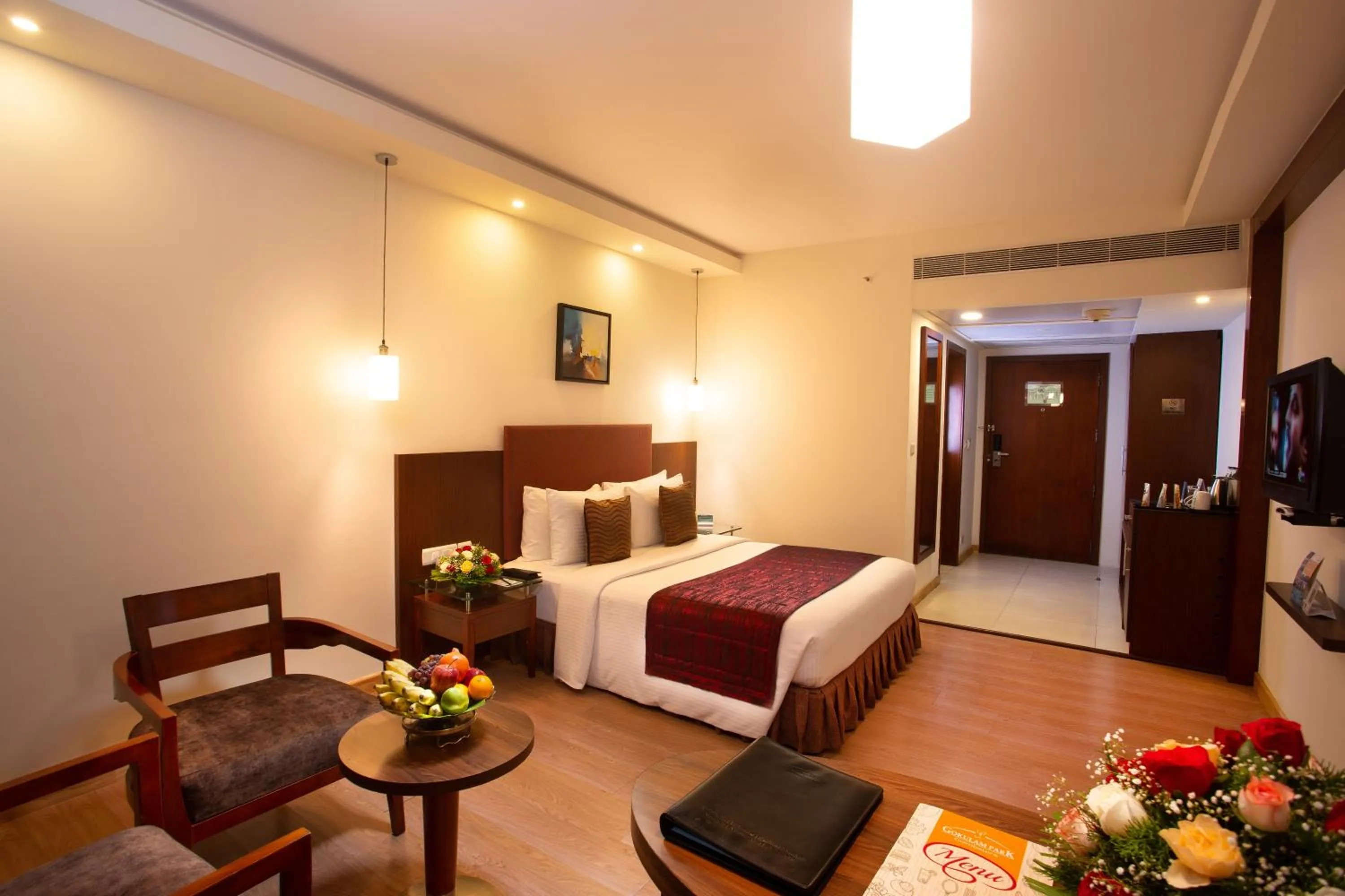 Photo of the whole room, Bed in Gokulam Park Coimbatore