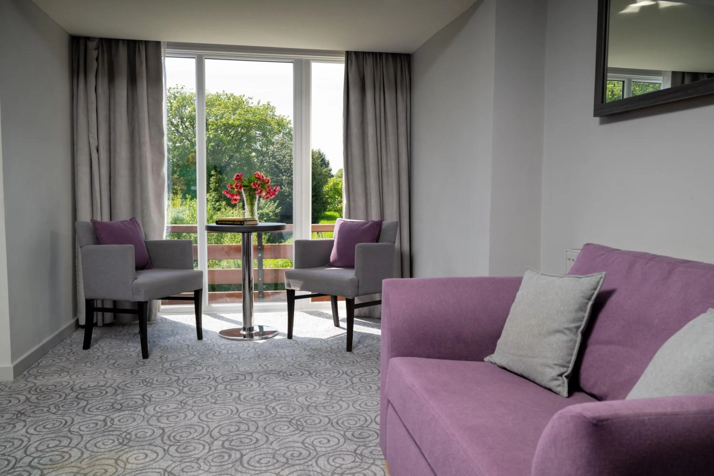 Seating area in Hawkstone Park