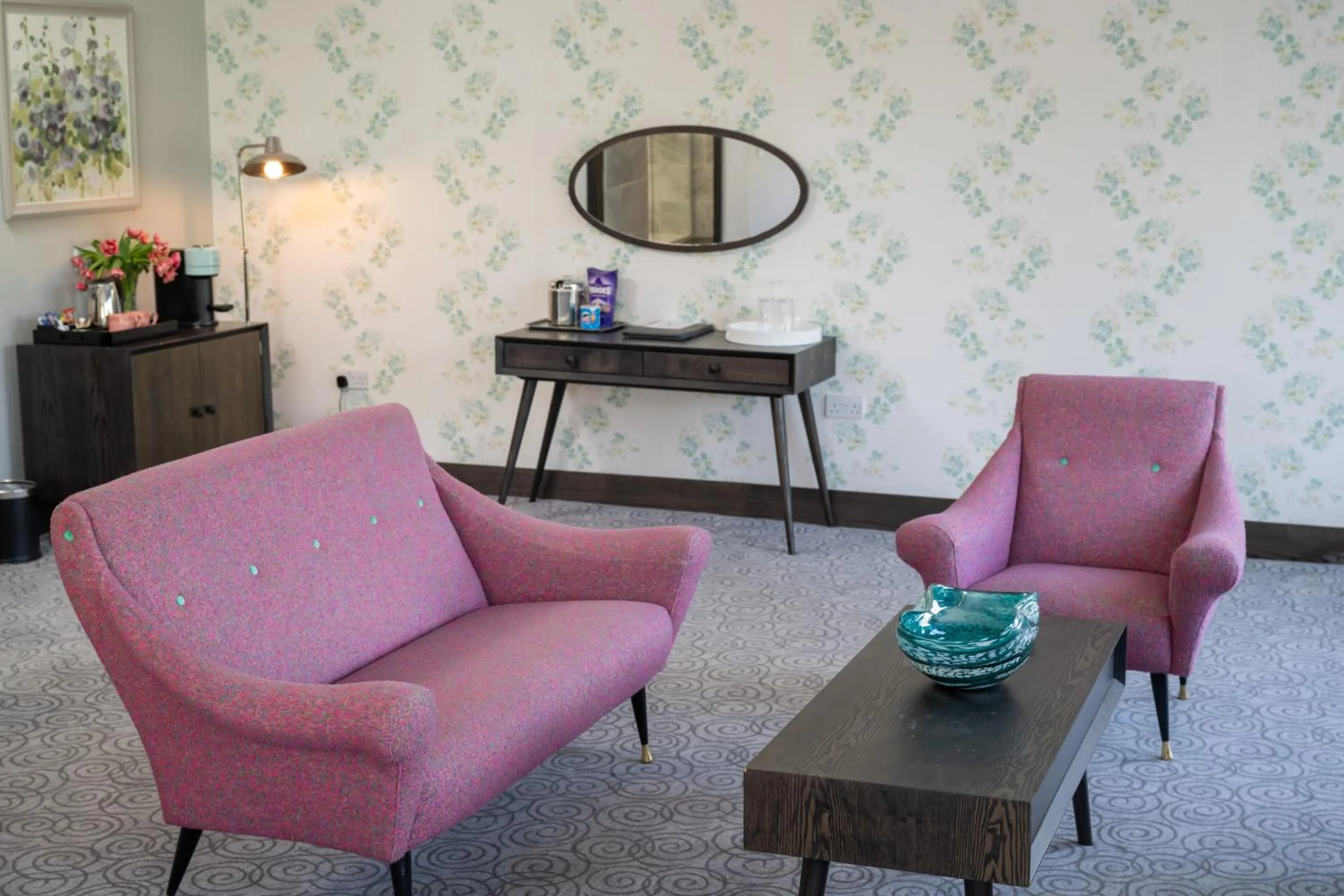 Seating area in Hawkstone Park