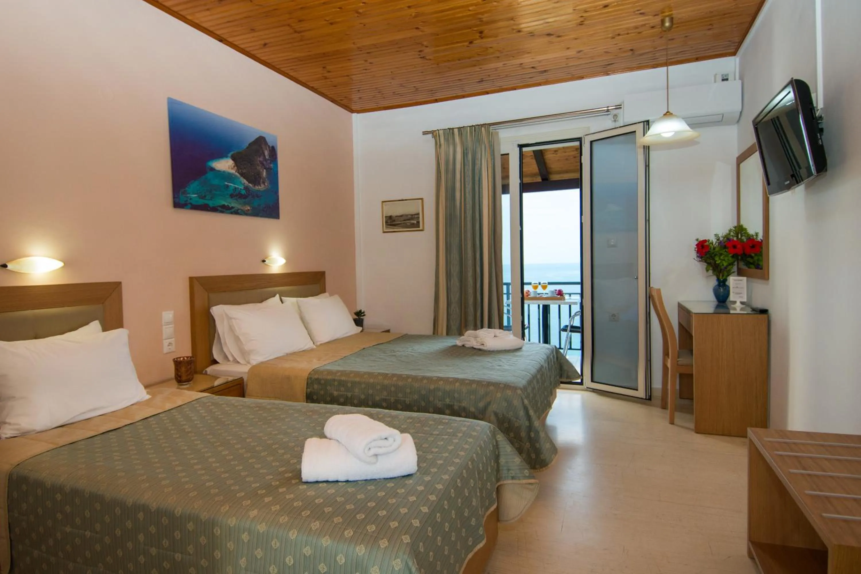 Bed in Villa Levante