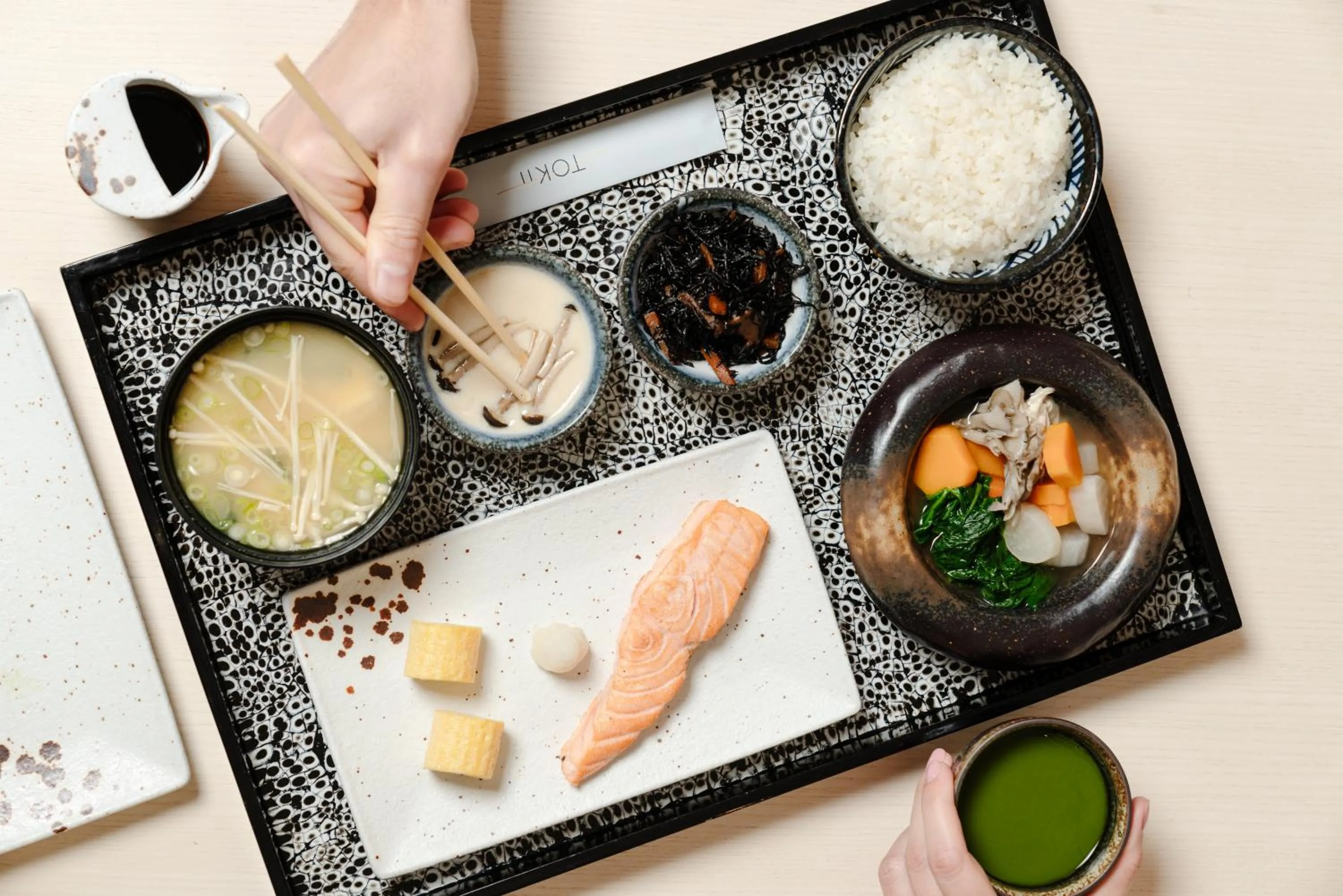 Asian breakfast in The Prince Akatoki London