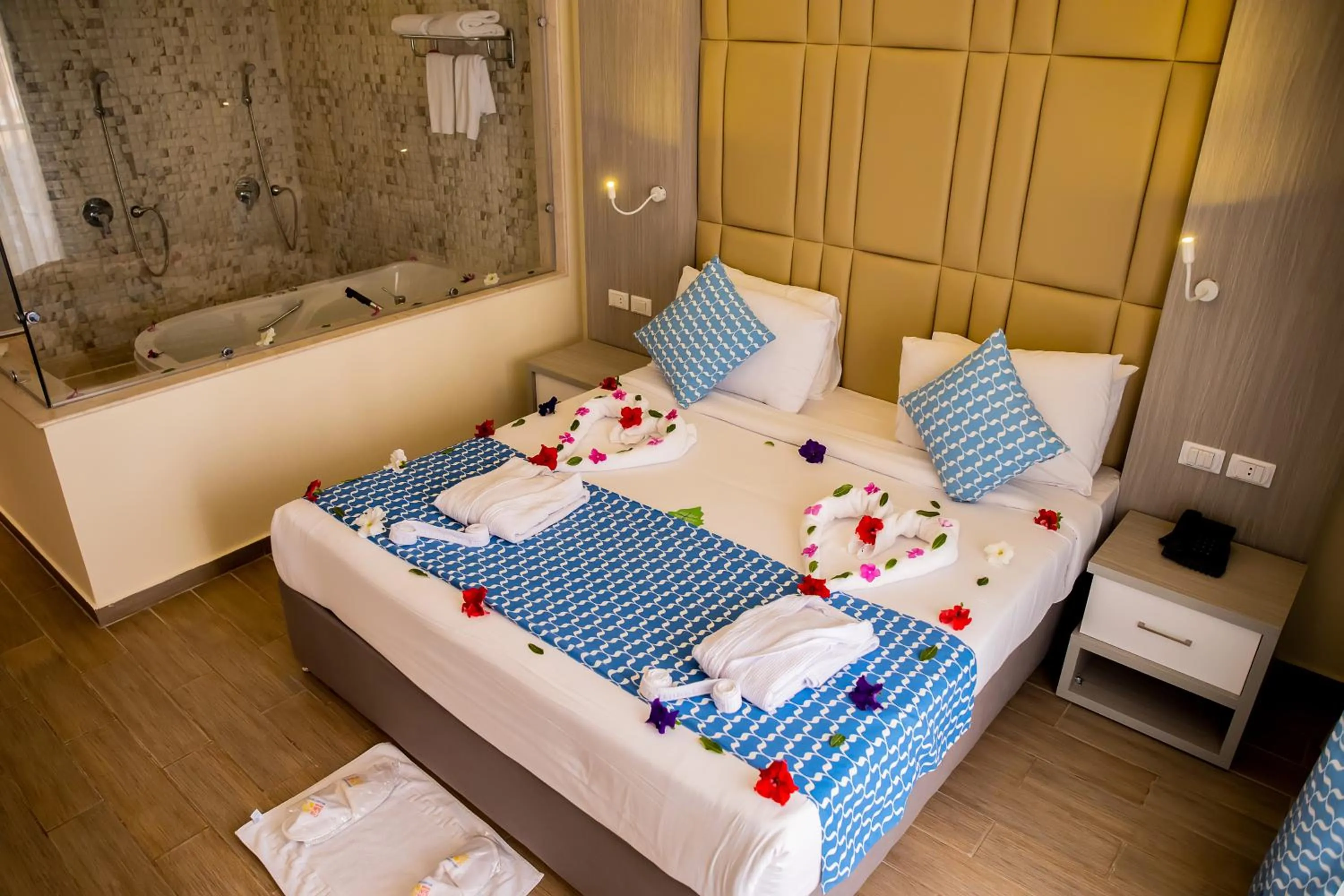 Bed in Bellagio Beach Resort & Spa