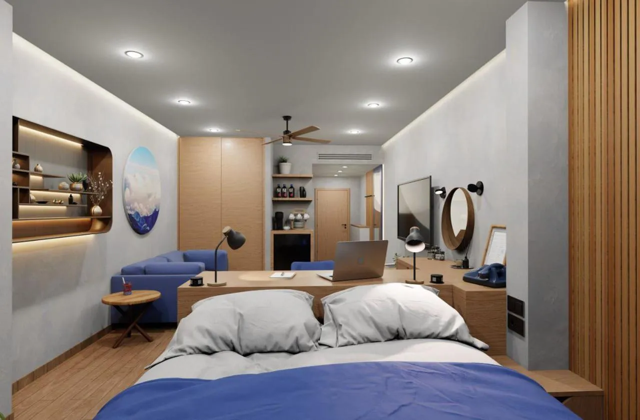 Photo of the whole room, Bed in Bellagio Beach Resort & Spa