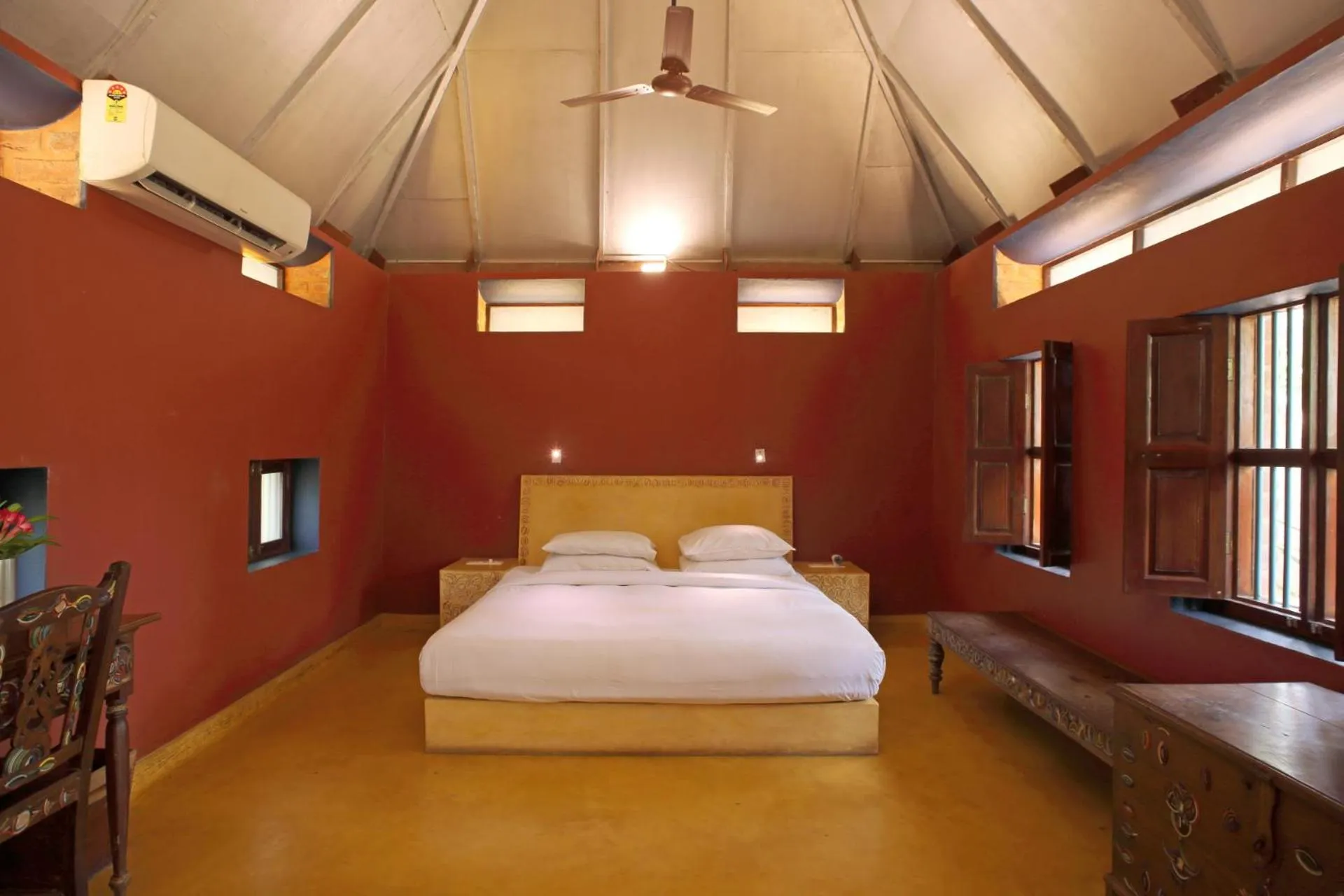 Bedroom, Bed in The Dune Eco Village and Spa - Pondicherry