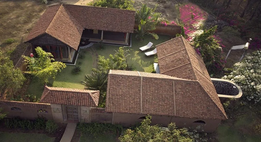 Bird's eye view in The Dune Eco Village and Spa - Pondicherry