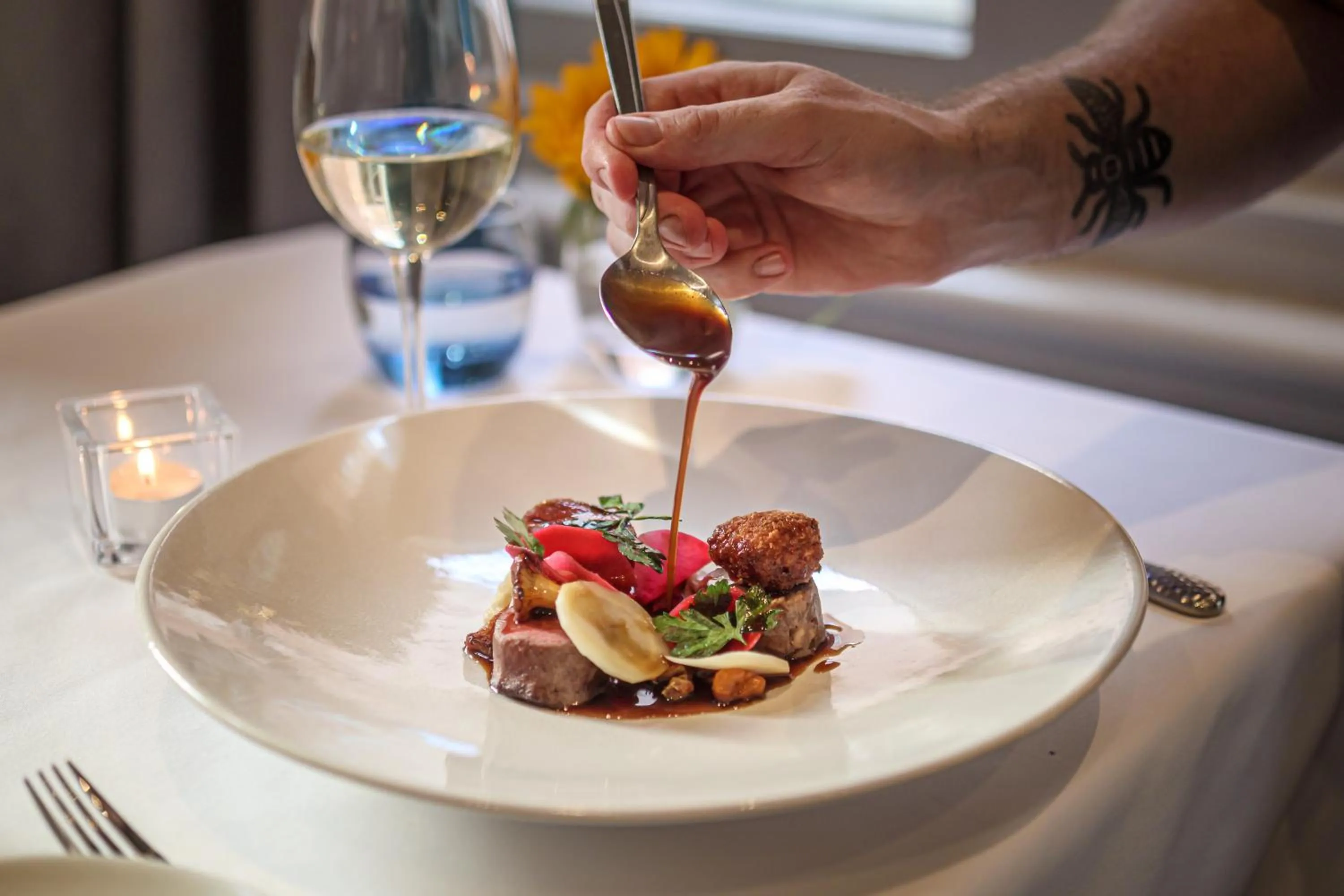 Food close-up in Alexander House Hotel & Utopia Spa