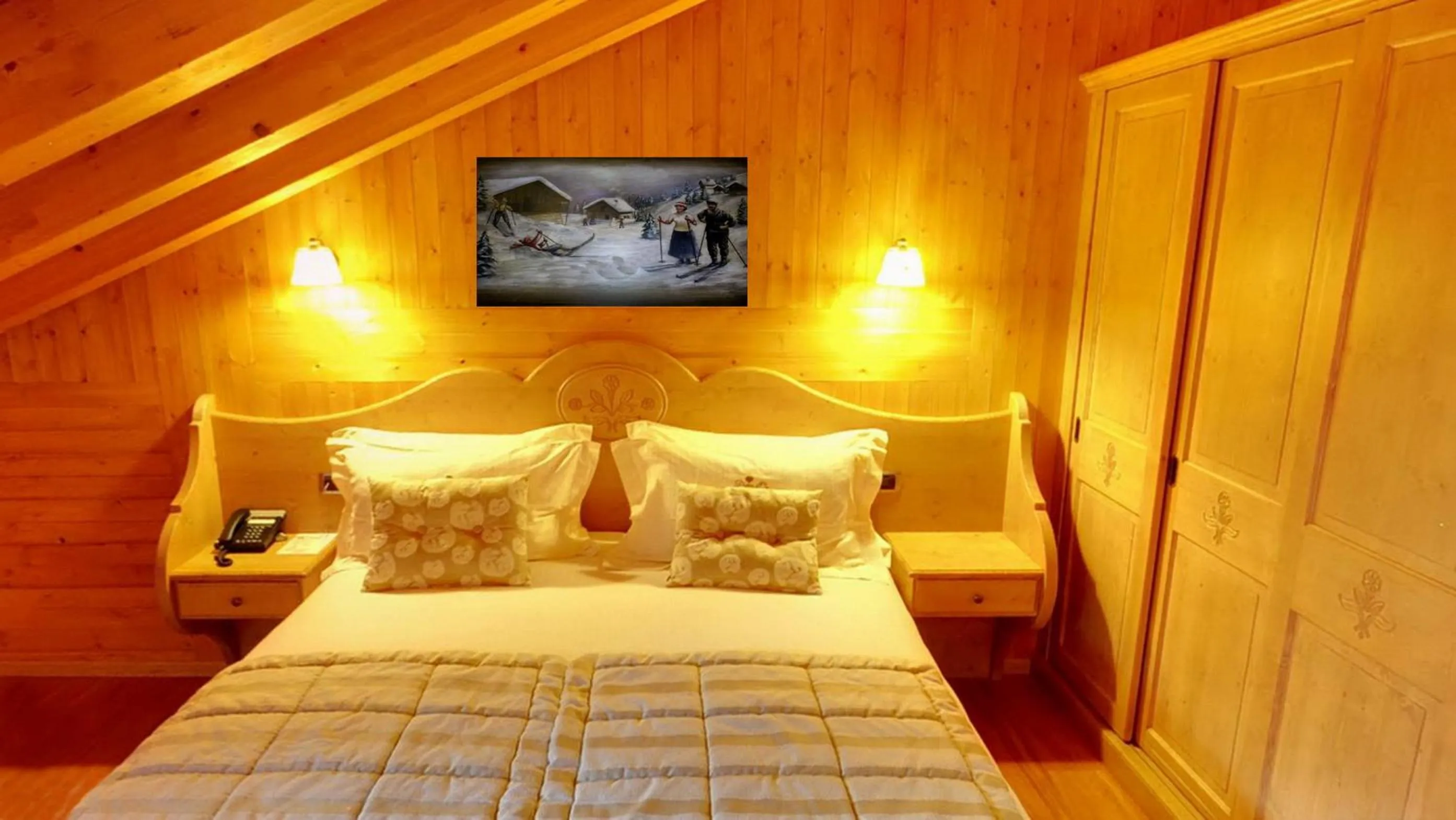 Bed in Hotel Boton D'Or & Wellness a La Thuile