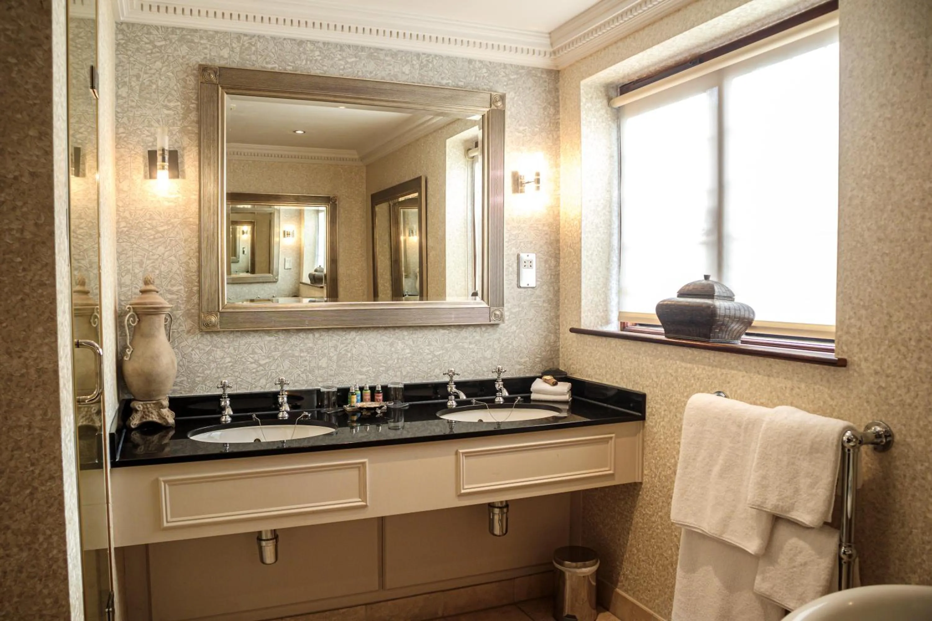 Bathroom in Langshott Manor - Luxury Hotel Gatwick