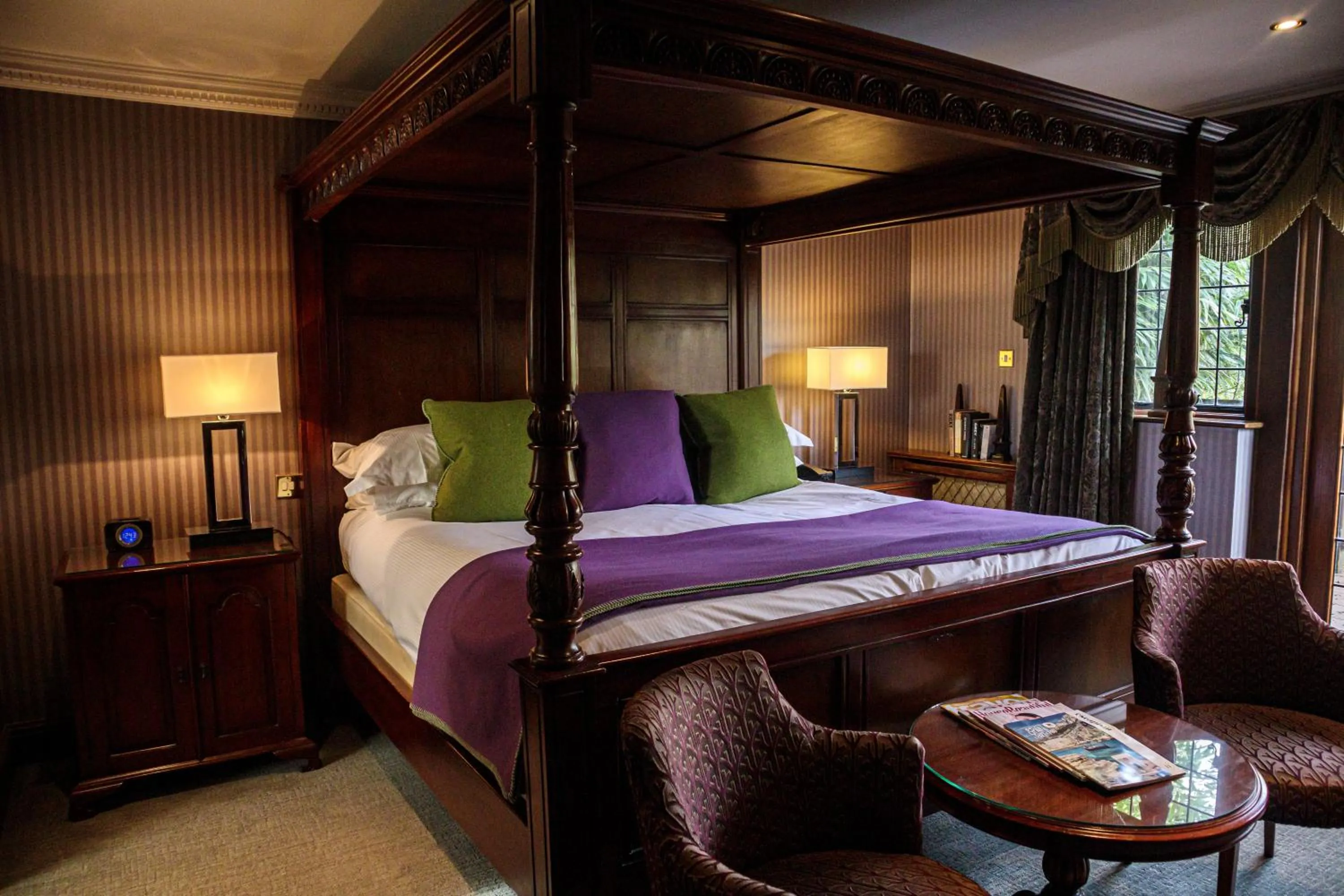 Bedroom, Bed in Langshott Manor - Luxury Hotel Gatwick