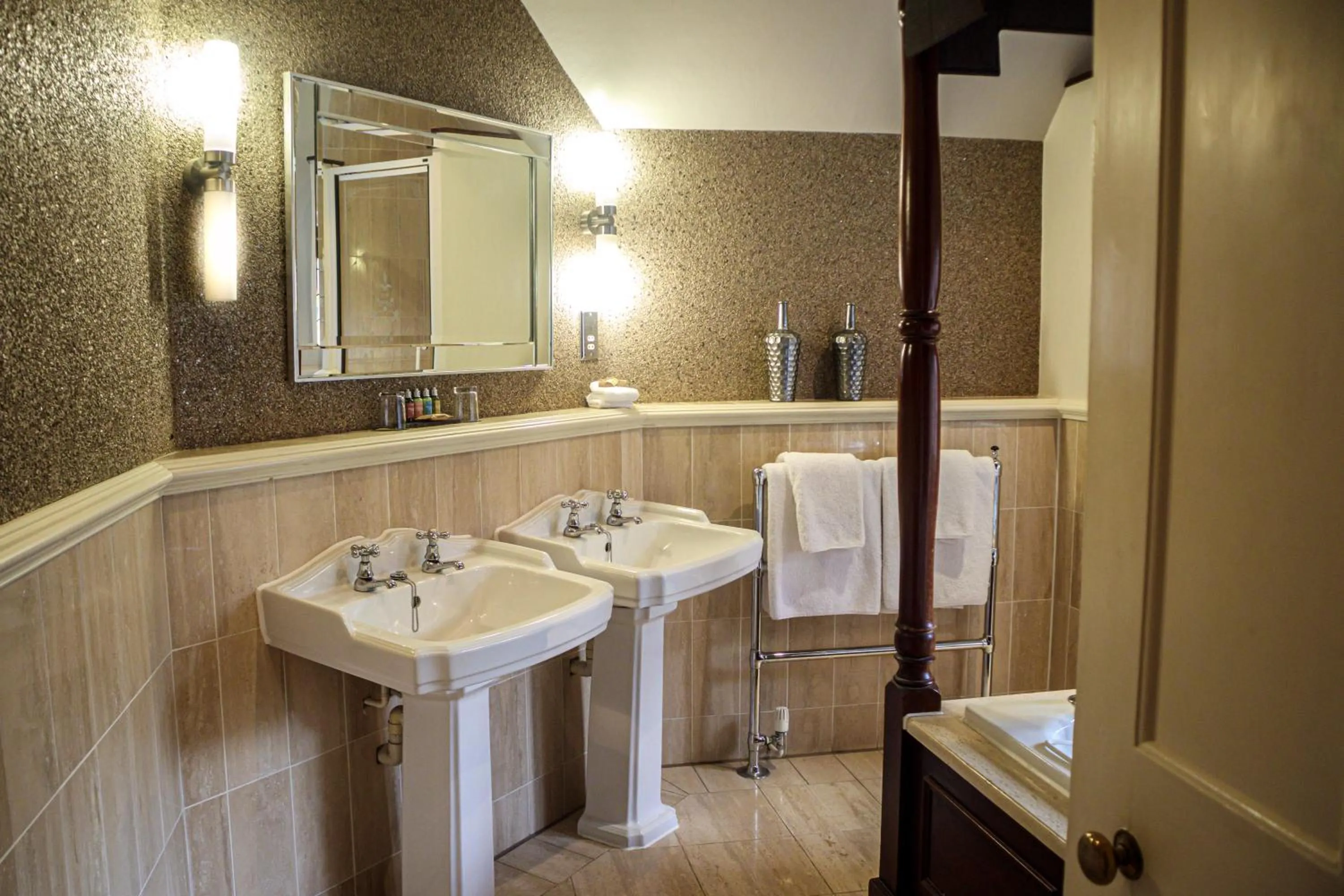 Bathroom in Langshott Manor - Luxury Hotel Gatwick