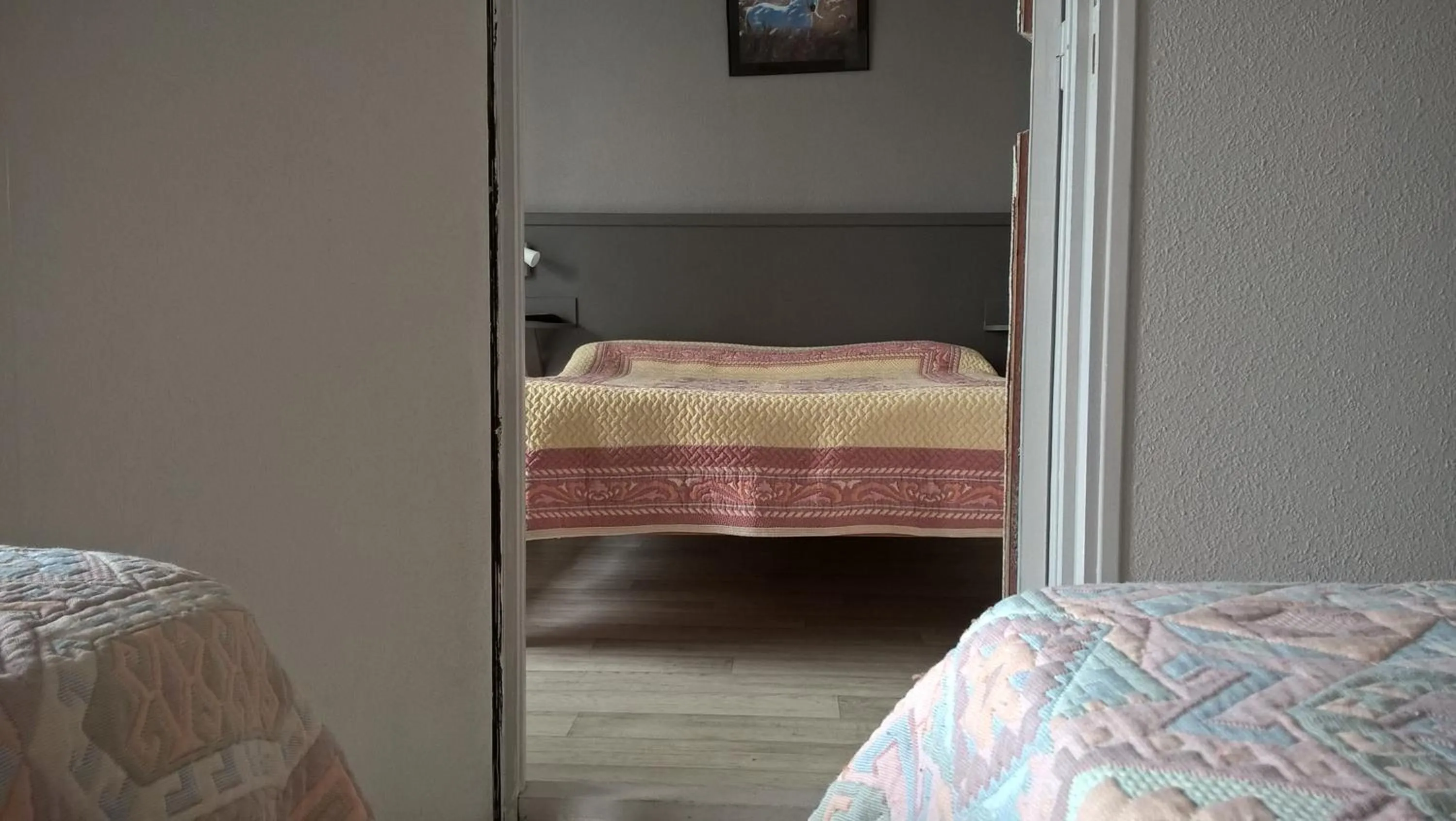 Decorative detail, Bed in Riv'Hotel