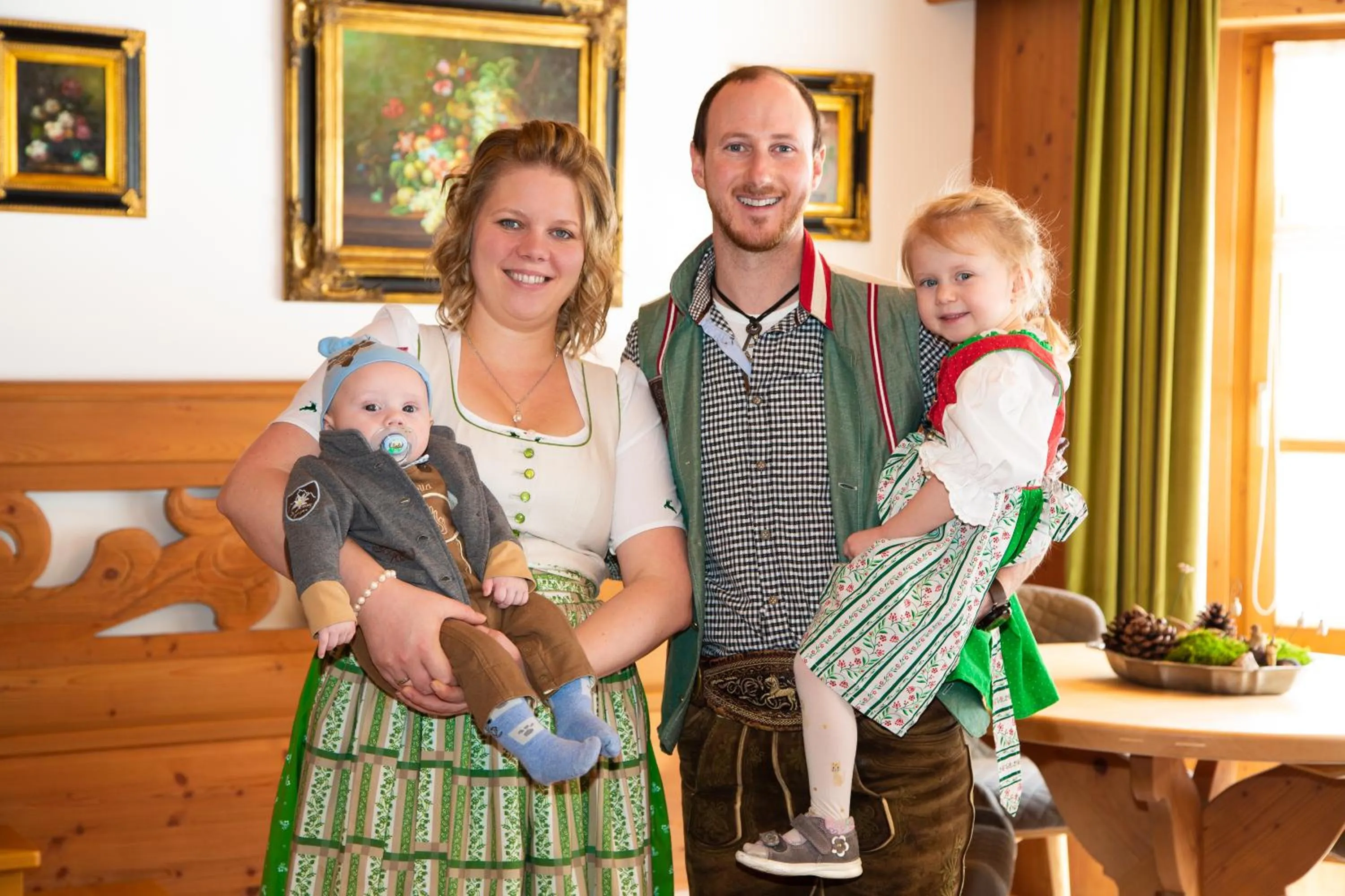 Family in Aparthotel Hirschenau