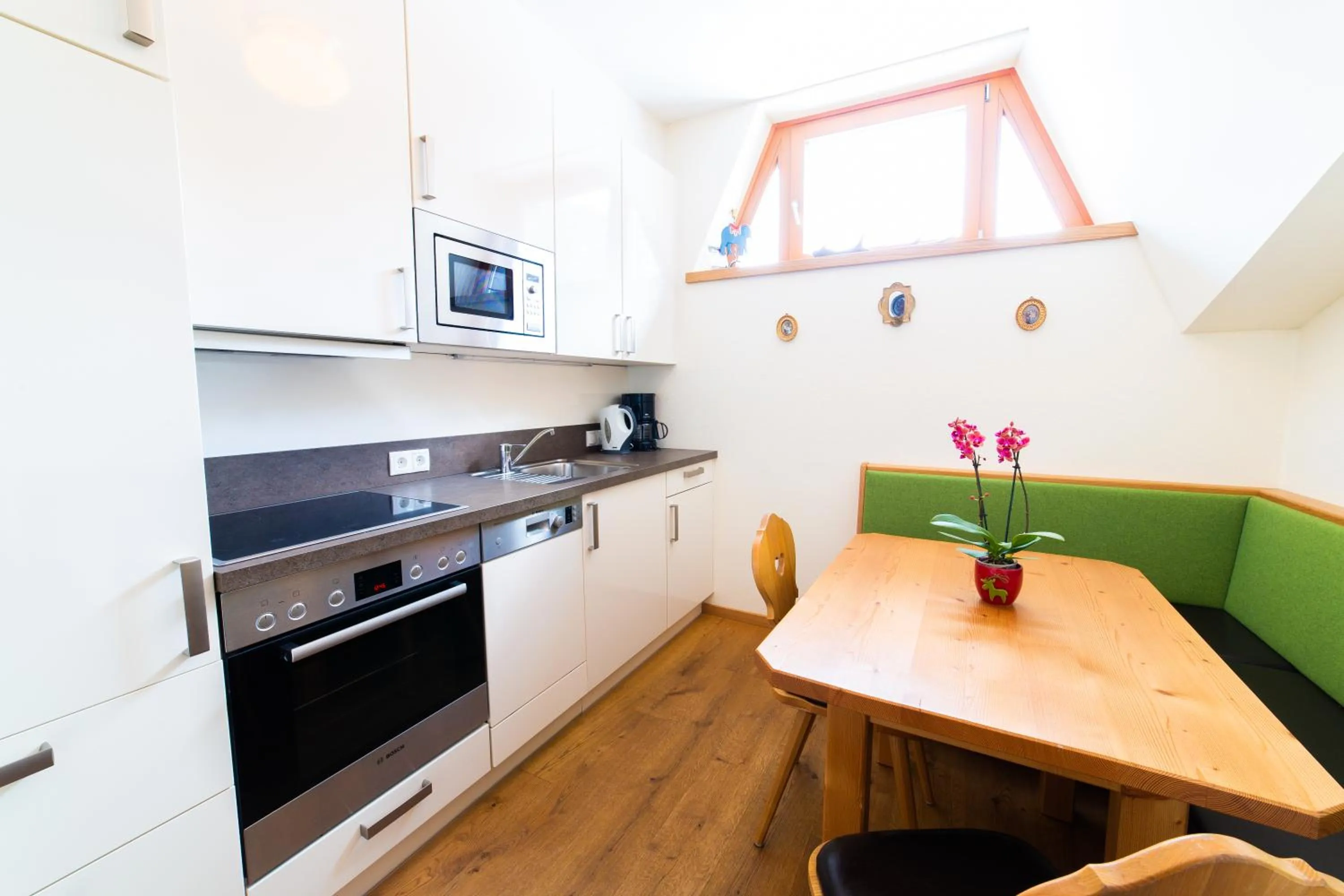 kitchen in Aparthotel Hirschenau